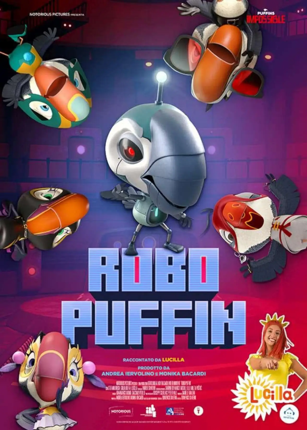Movie poster "The Puffins: Rise of the Robo-Puffin"