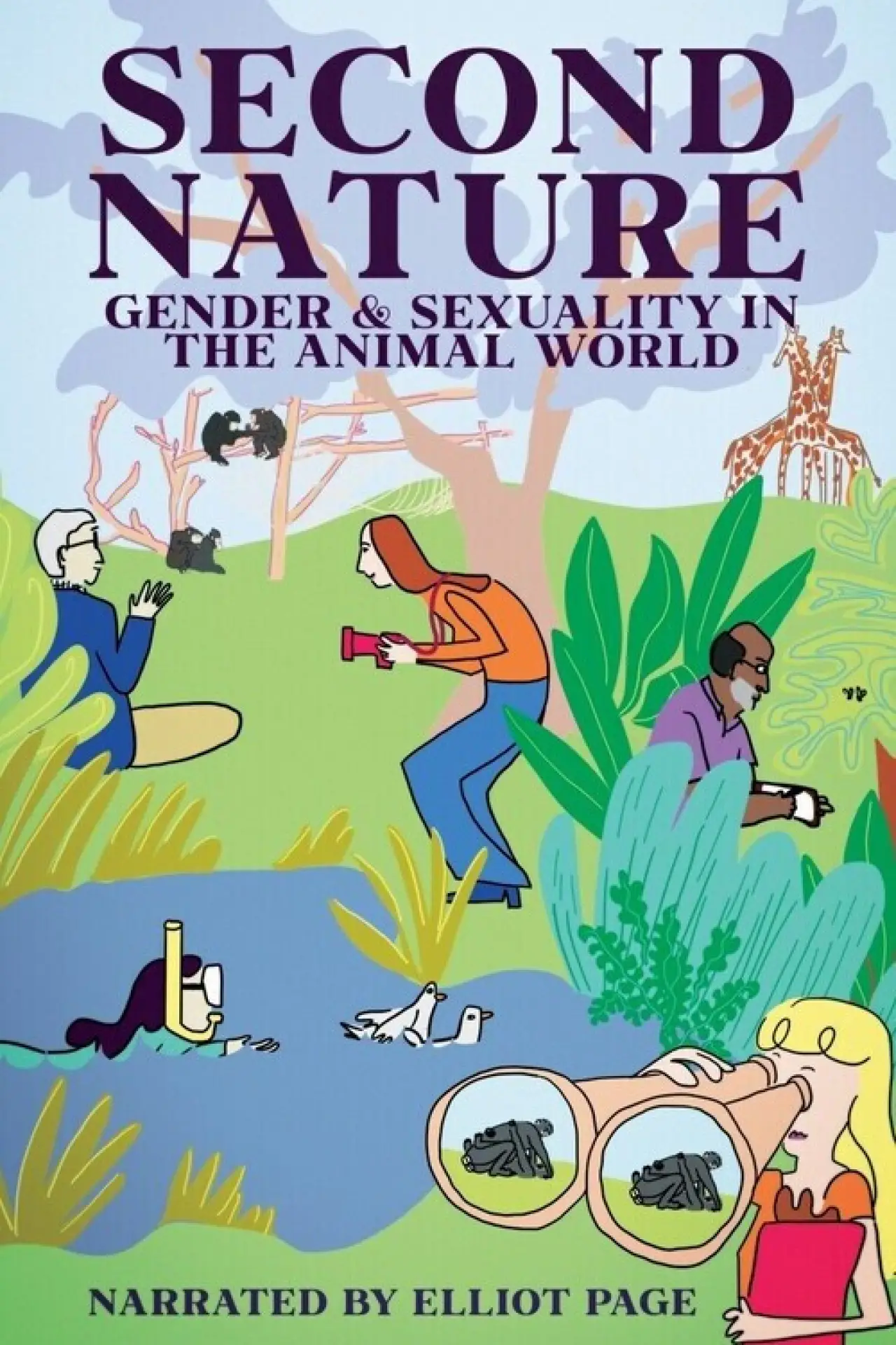 Movie poster "Second Nature: Gender and Sexuality in the Animal World"