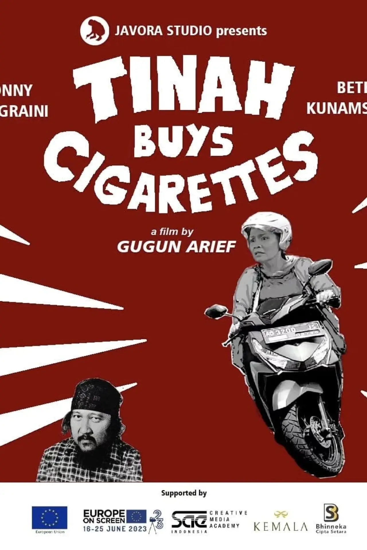 Movie poster "Tinah Buys Cigarettes"