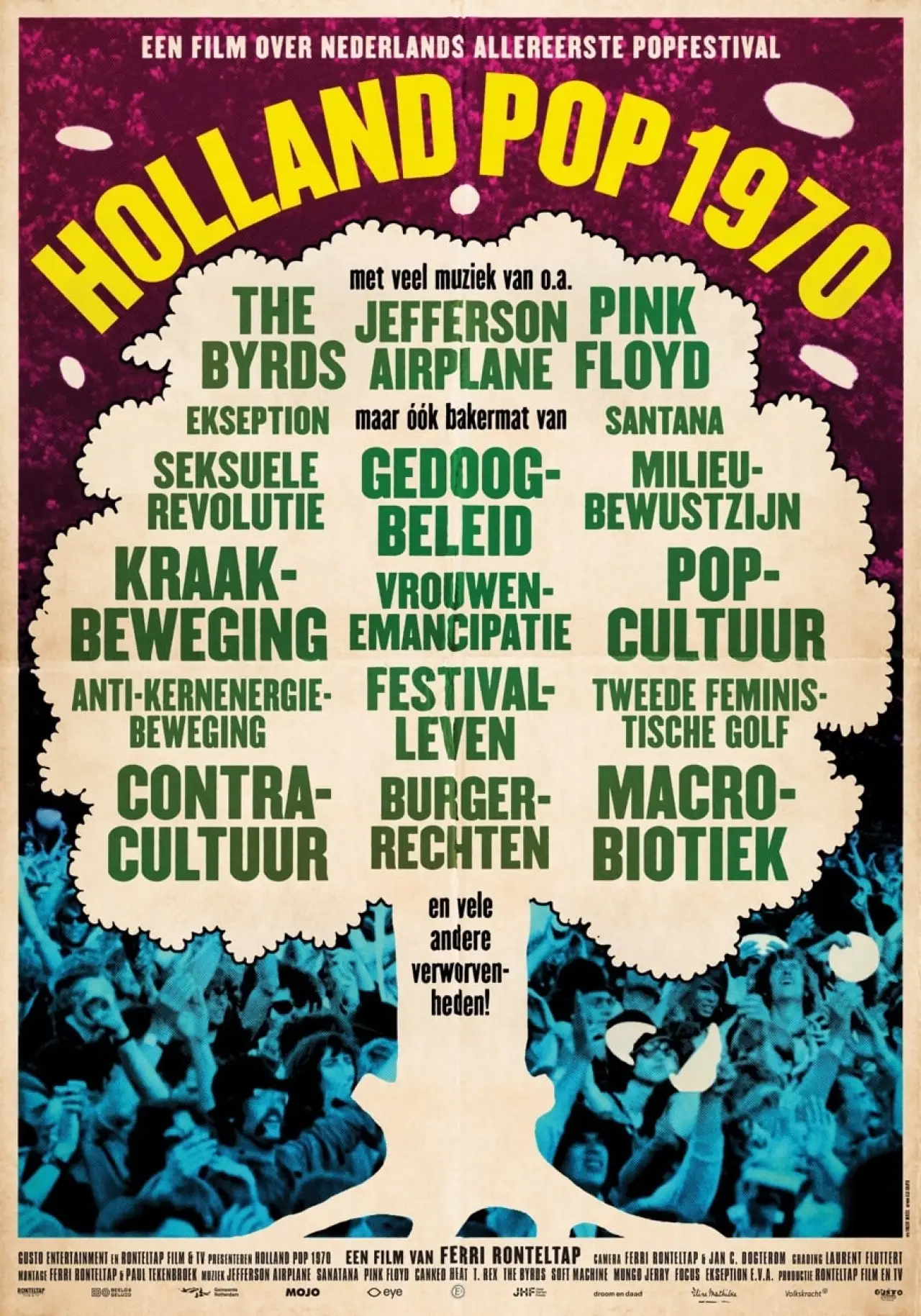 Movie poster "Holland Pop 1970"