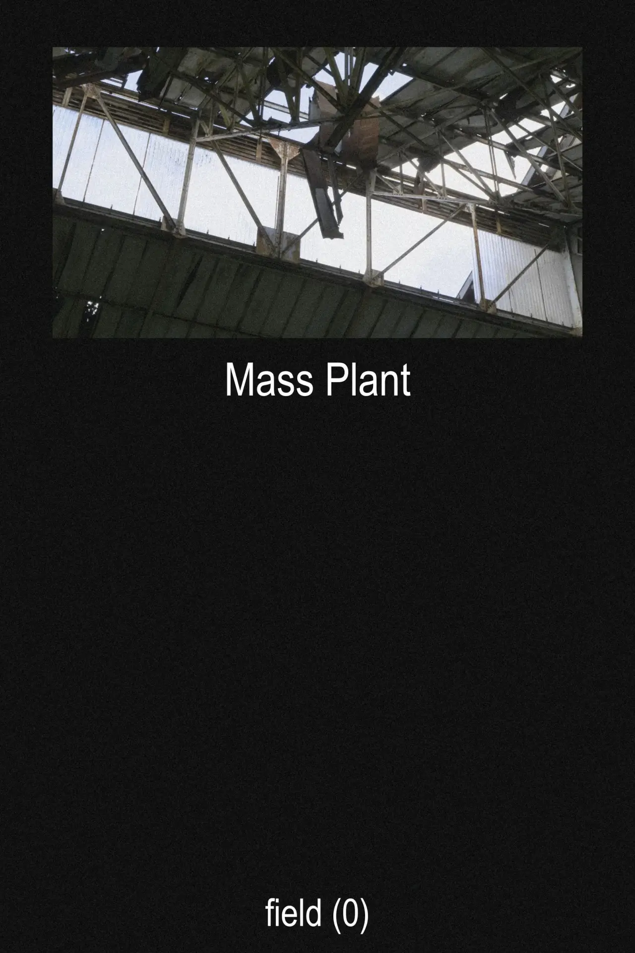 Movie poster "Mass Plant"