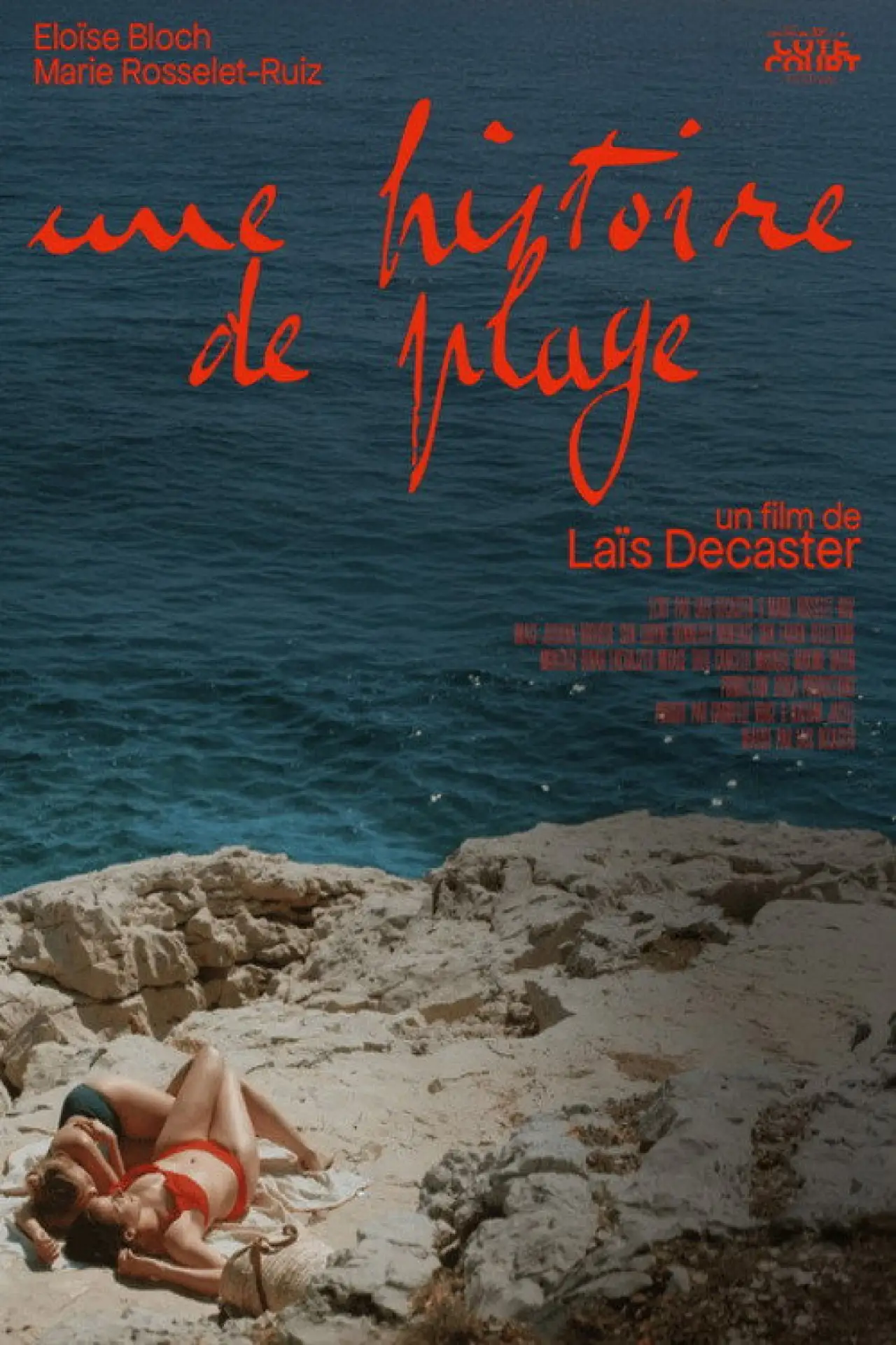Movie poster "Une histoire de plage"