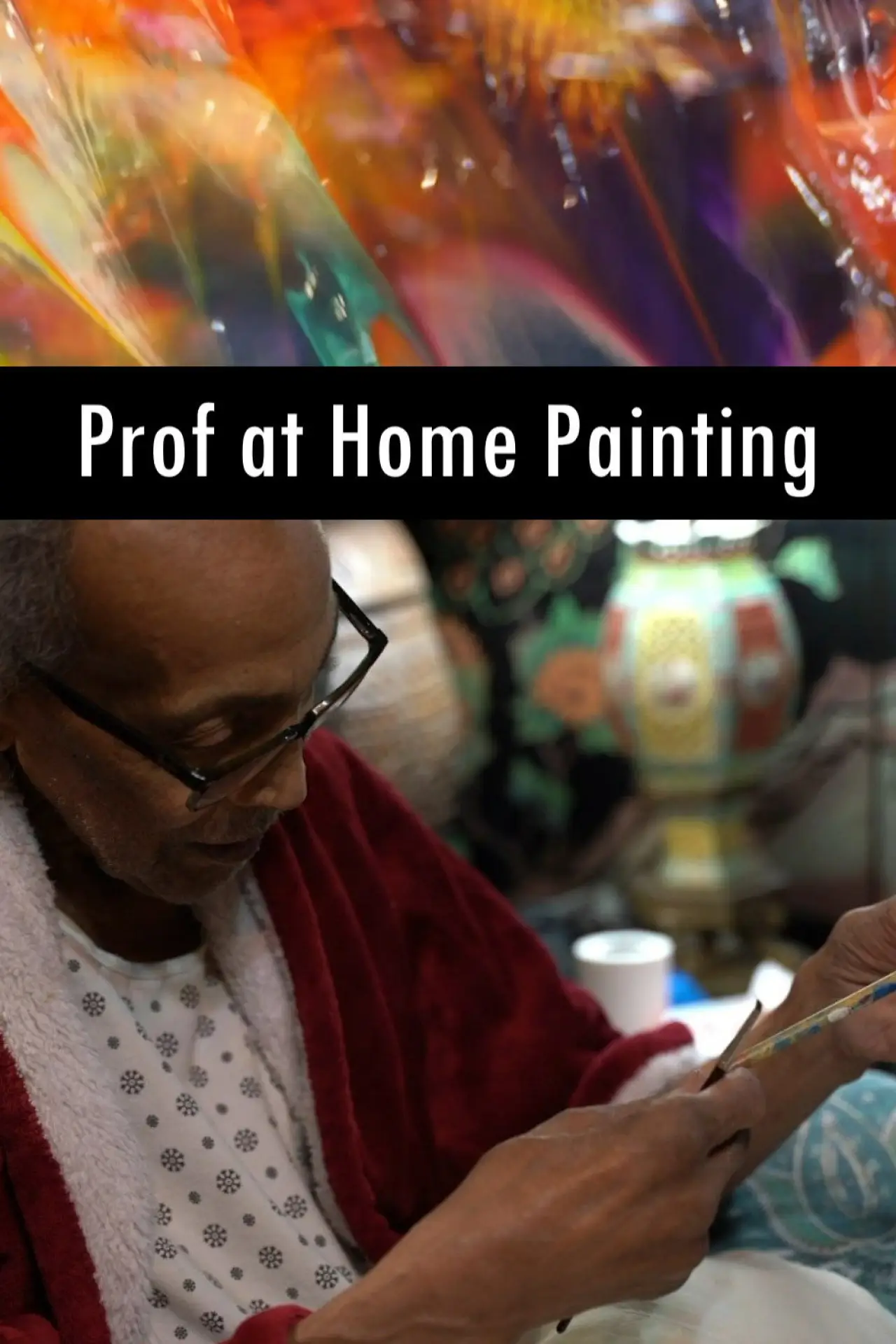 Movie poster "Prof at Home Painting"