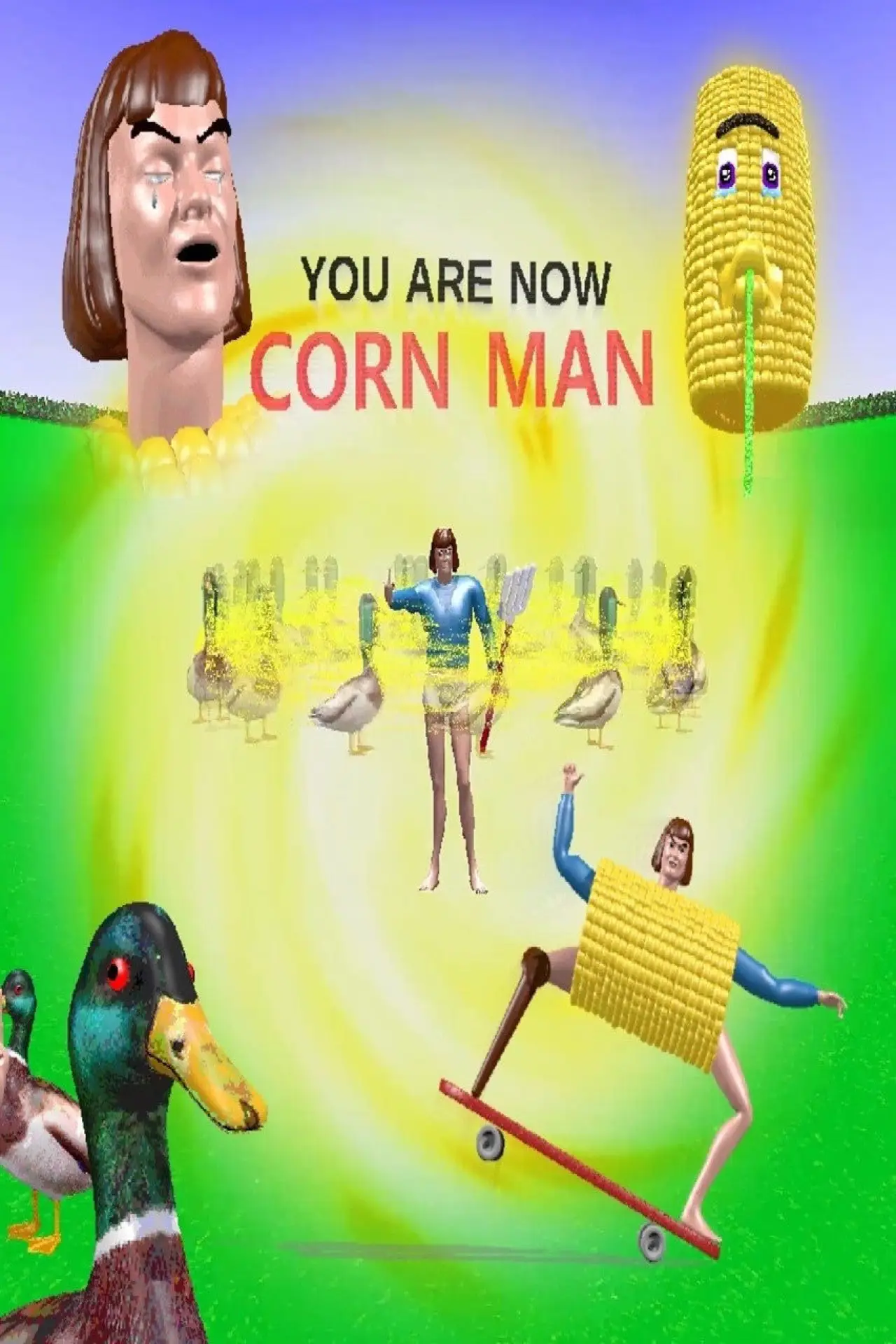 Movie poster "Corn Man Origin Theory"