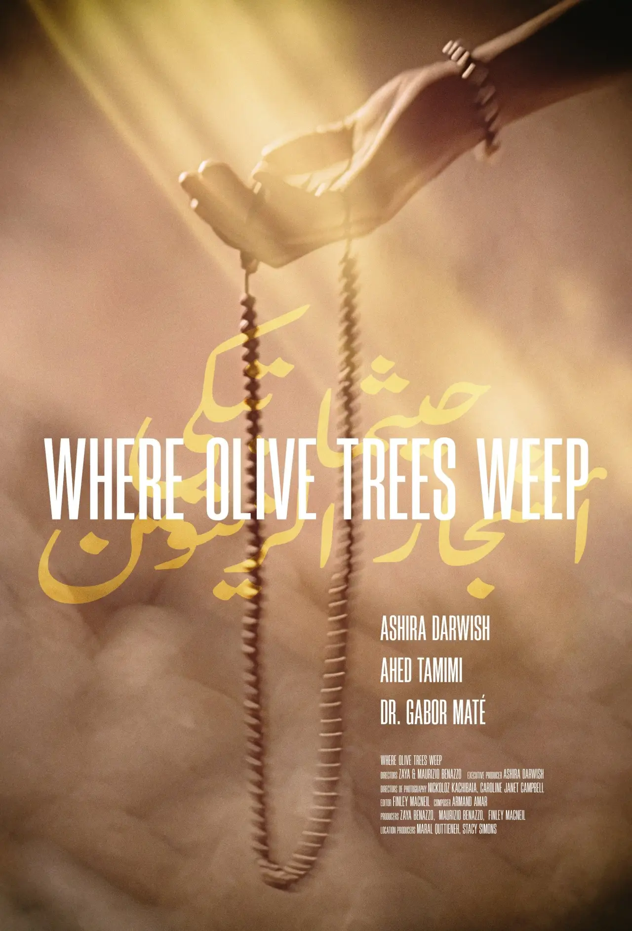 Movie poster "Where Olive Trees Weep"