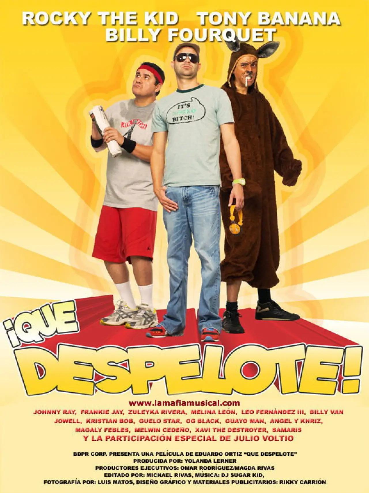 Movie poster "¡Qué Despelote! La Película"