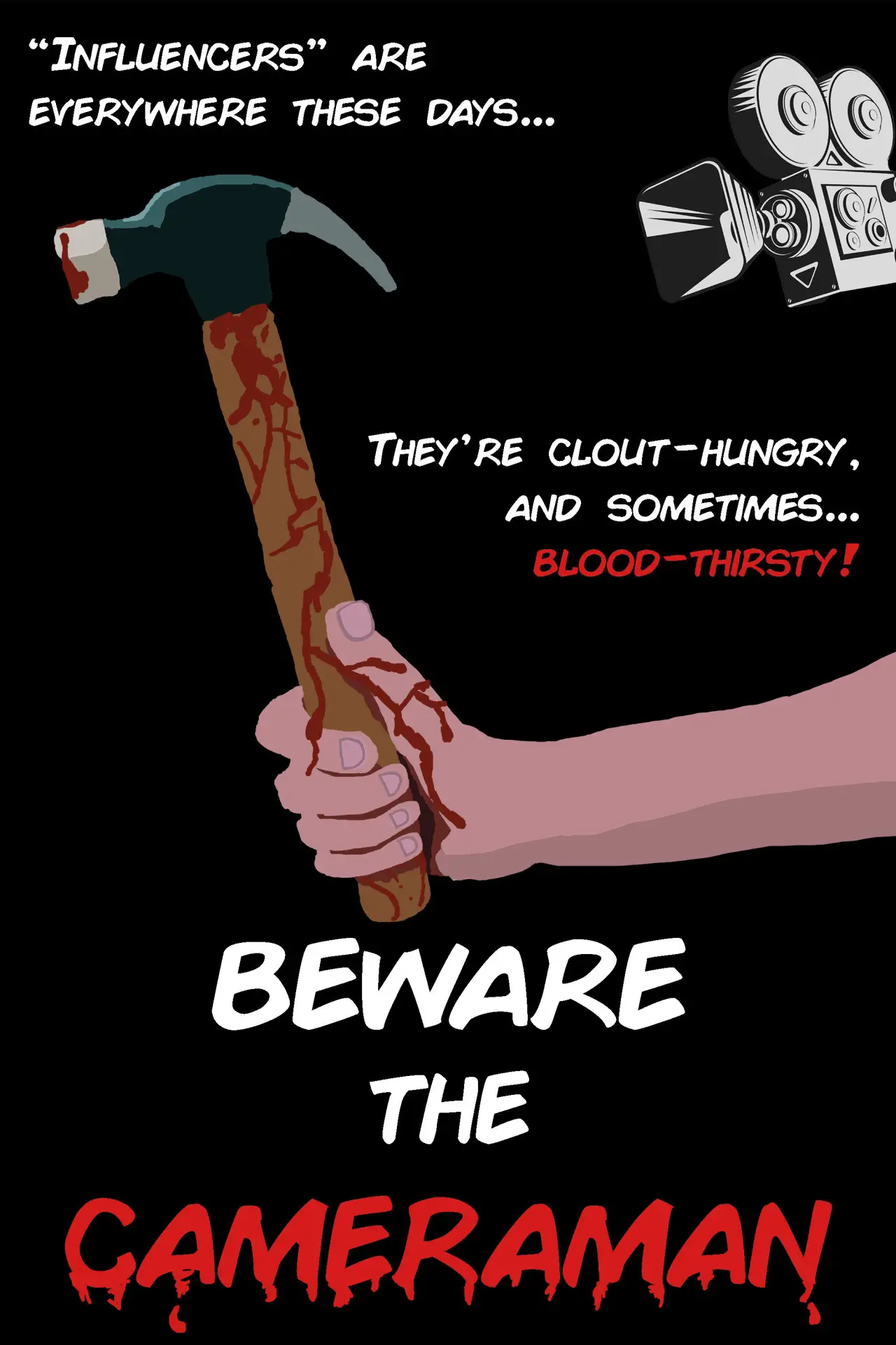 Movie poster "Beware The Cameraman"