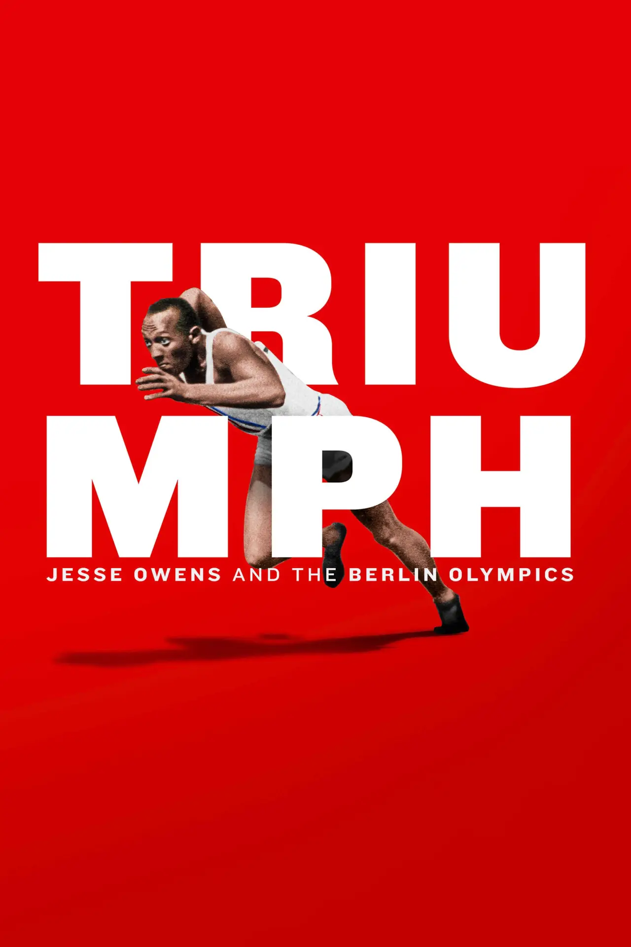 Movie poster "Triumph: Jesse Owens and the Berlin Olympics"