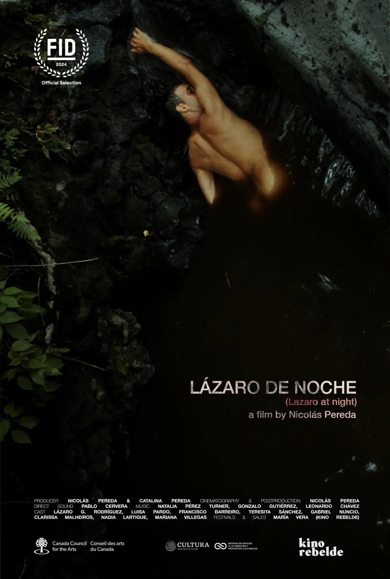 Movie poster "Lázaro de noche"