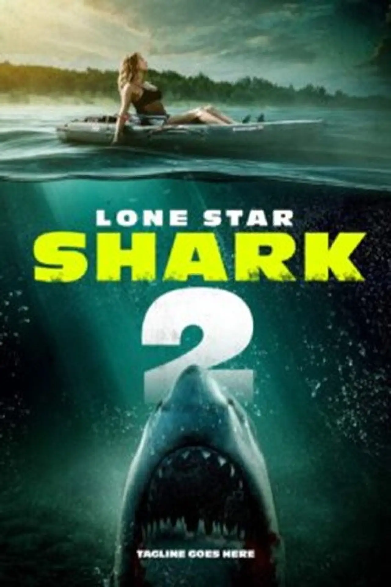 Movie poster "Lone Star Shark 2"