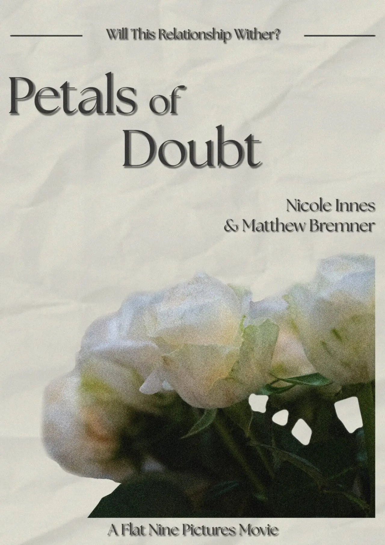 Movie poster "Petals of Doubt"