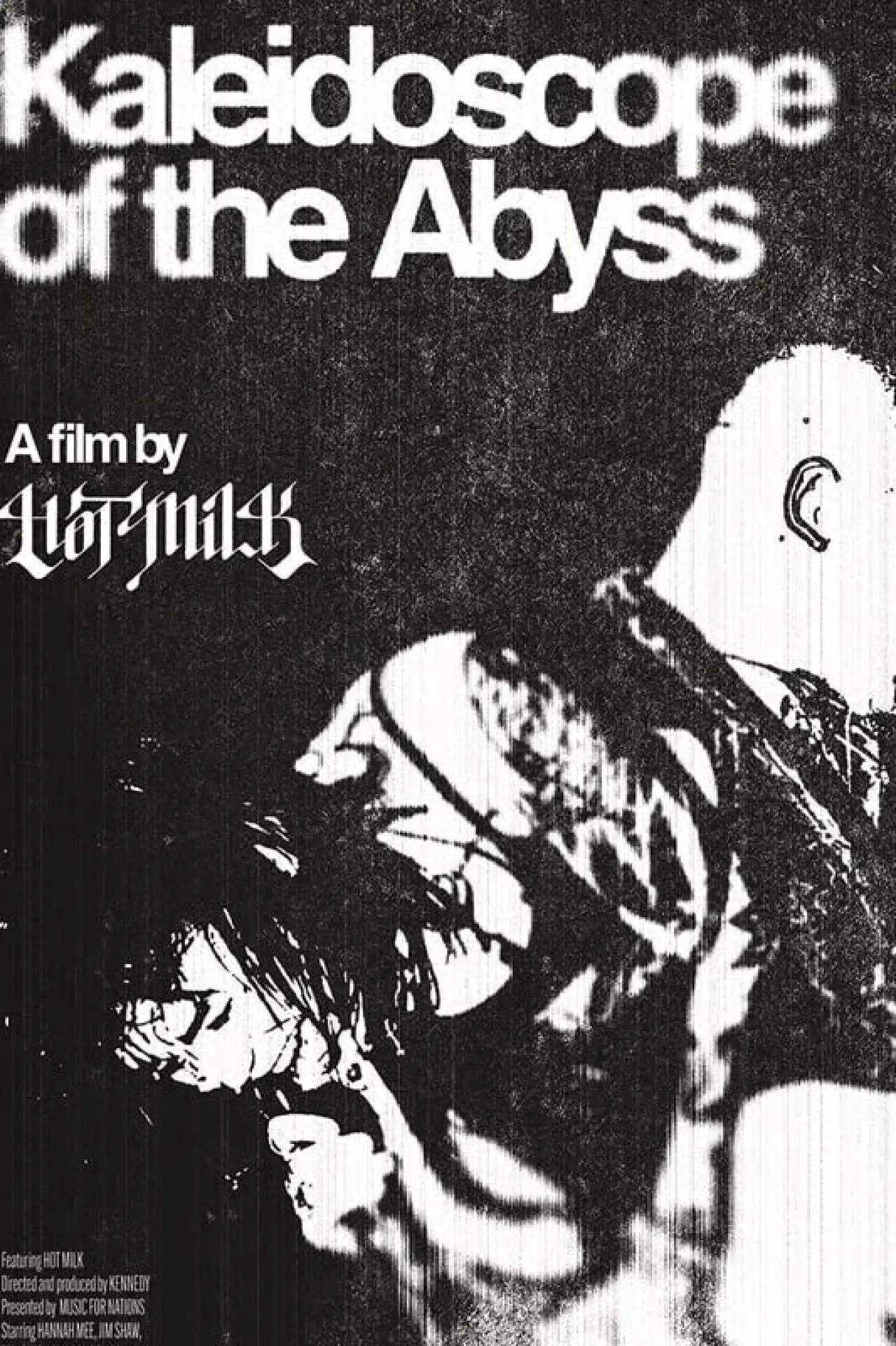 Movie poster "Kaleidoscope of the Abyss: A Film by Hot Milk"