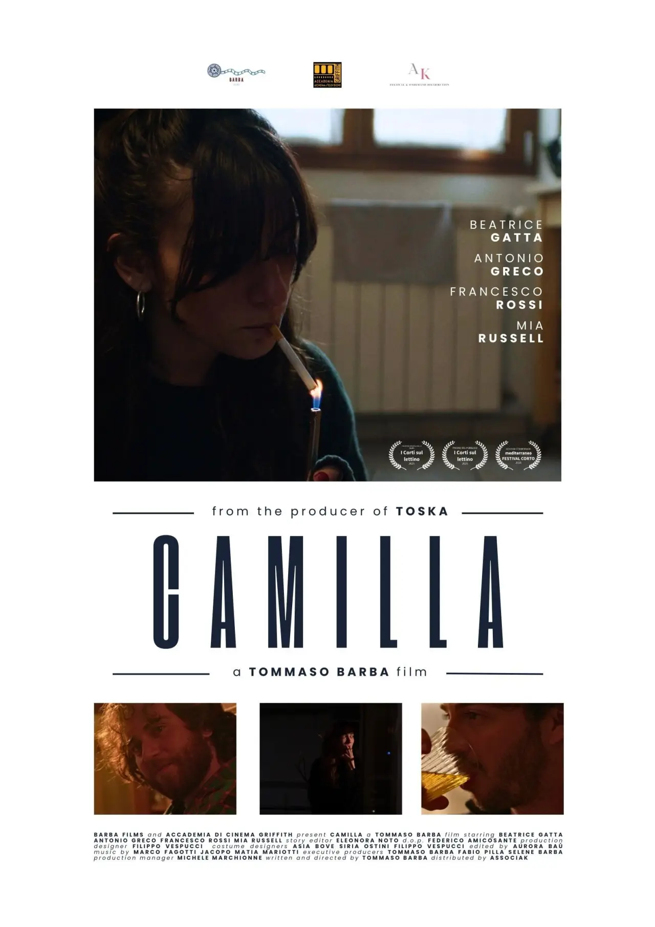Movie poster "Camilla"