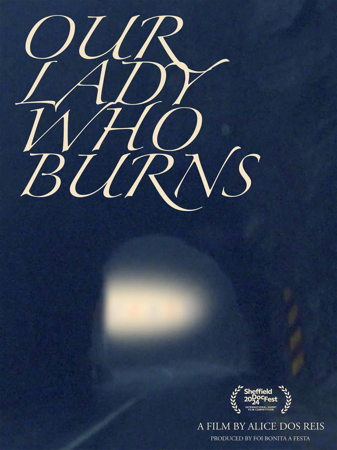 Movie poster "Our Lady Who Burns"