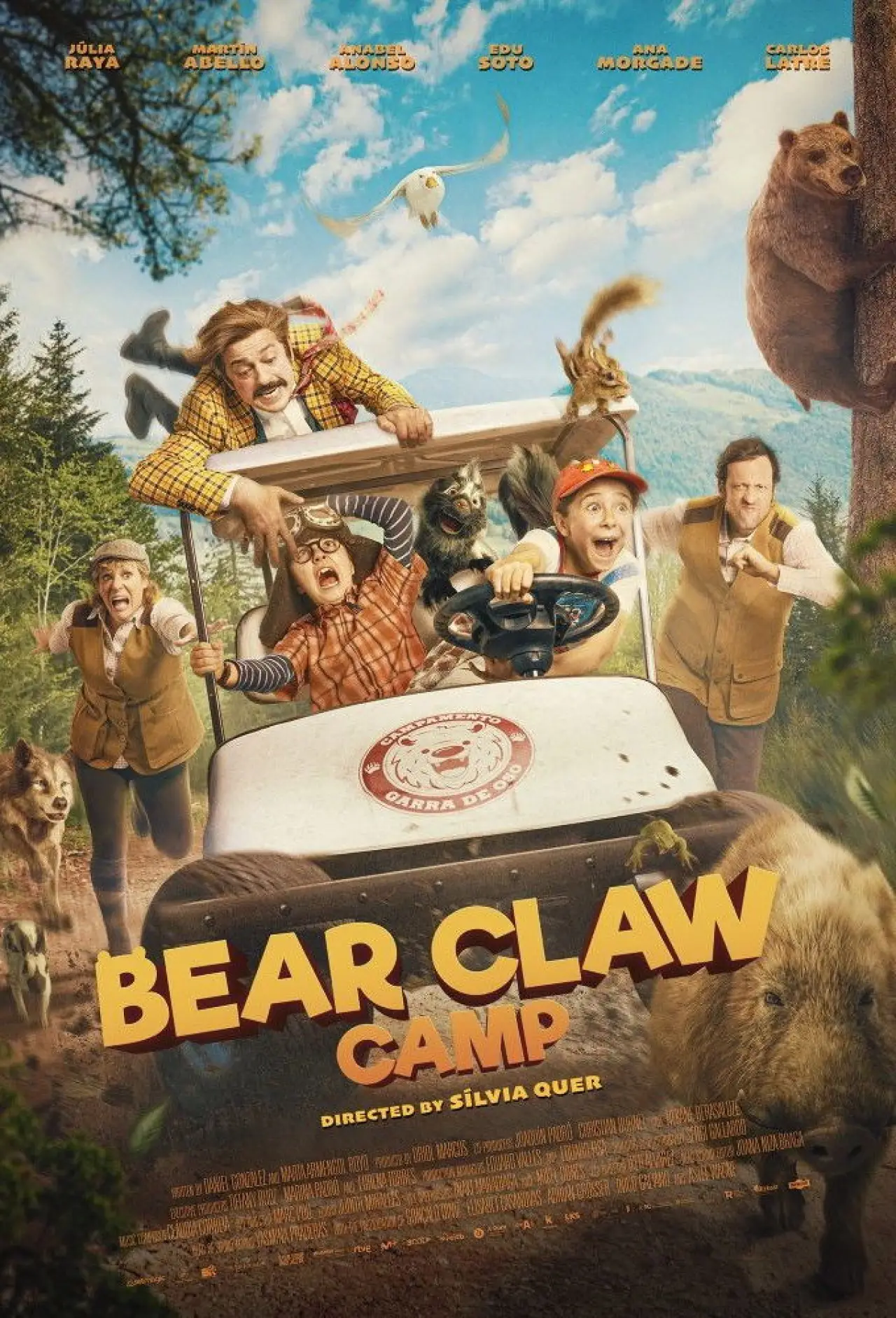 Movie poster "Bear Claw Camp"