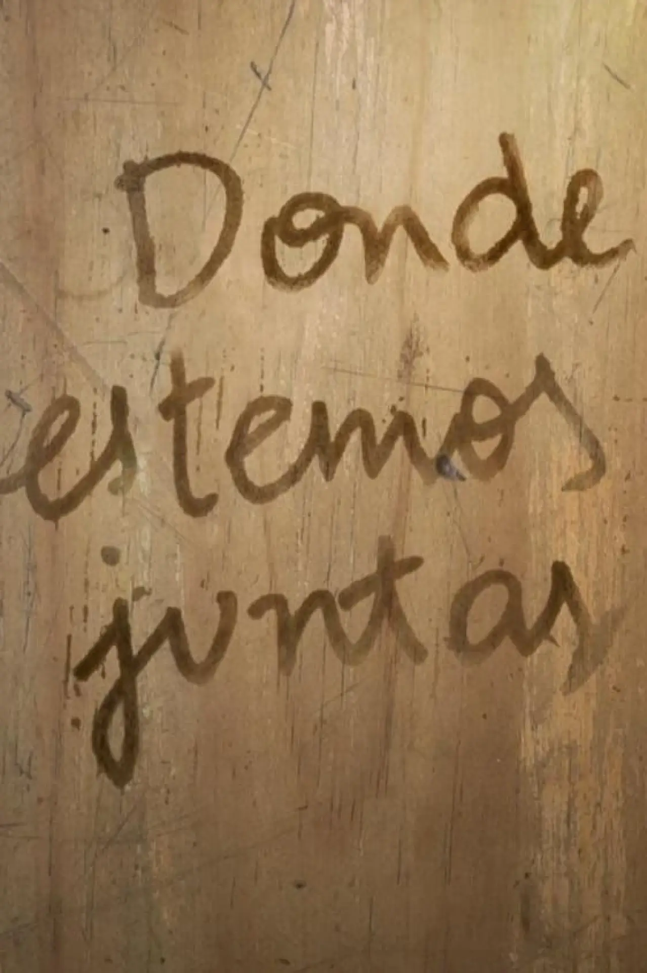 Movie poster "Donde estemos juntas"