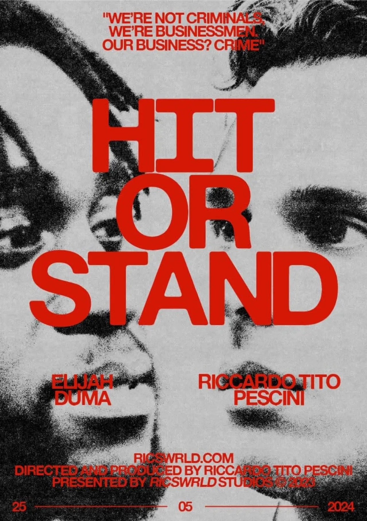 Movie poster "Hit or Stand"
