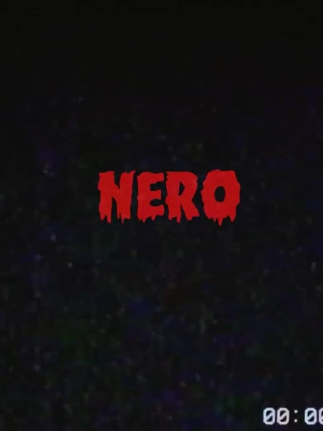 Movie poster "NERO"