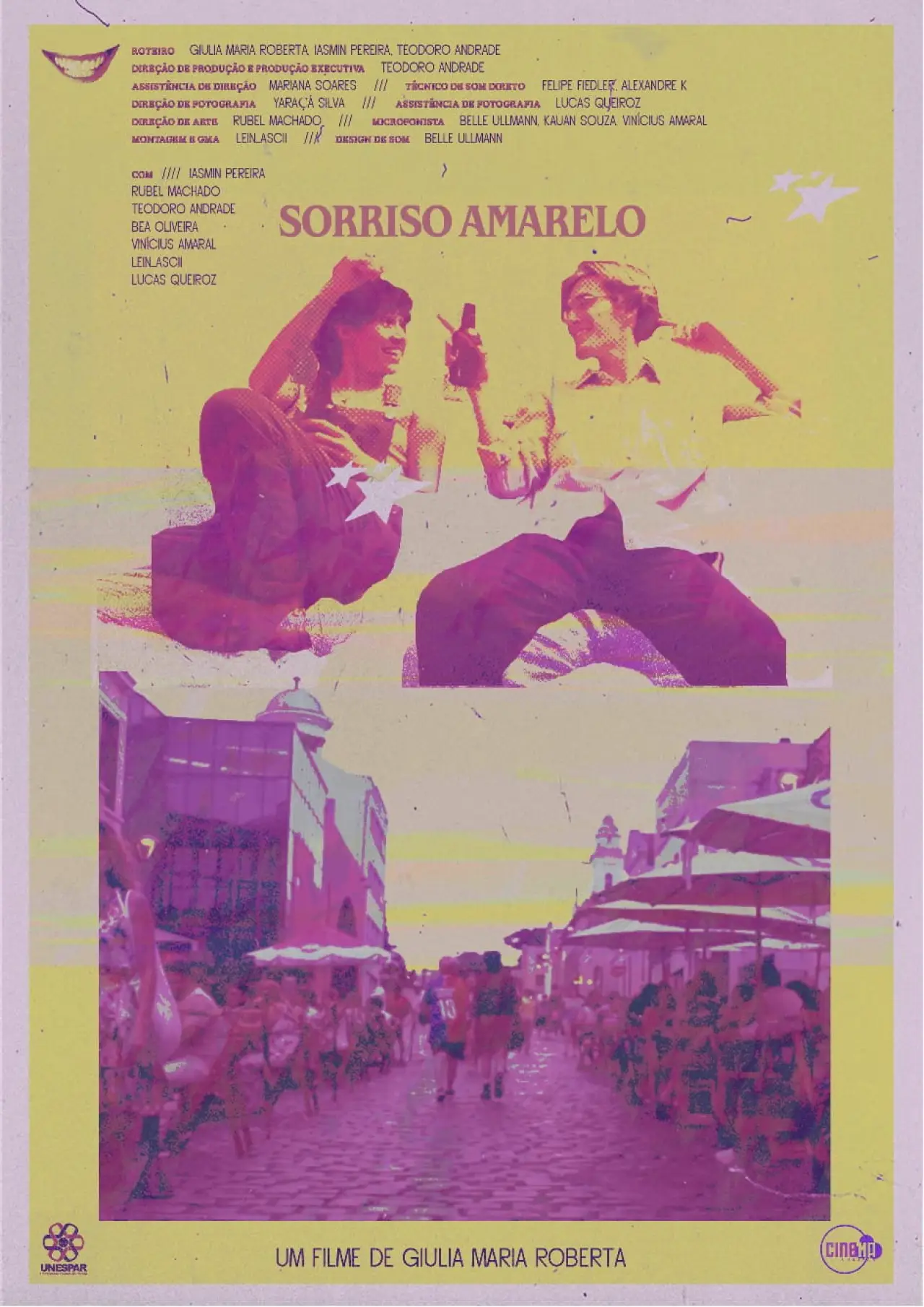 Movie poster "Sorriso Amarelo"