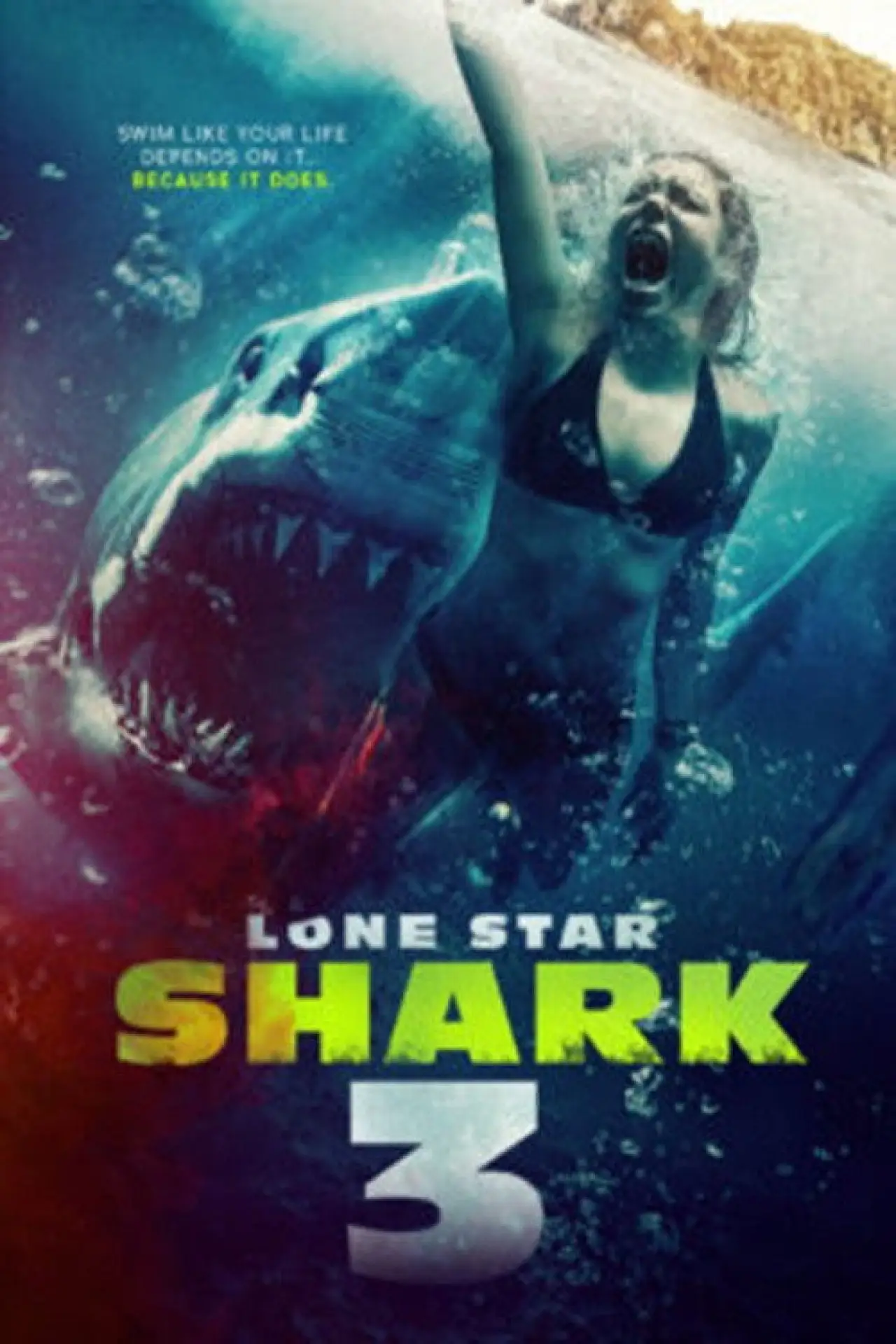 Movie poster "Lone Star Shark 3"