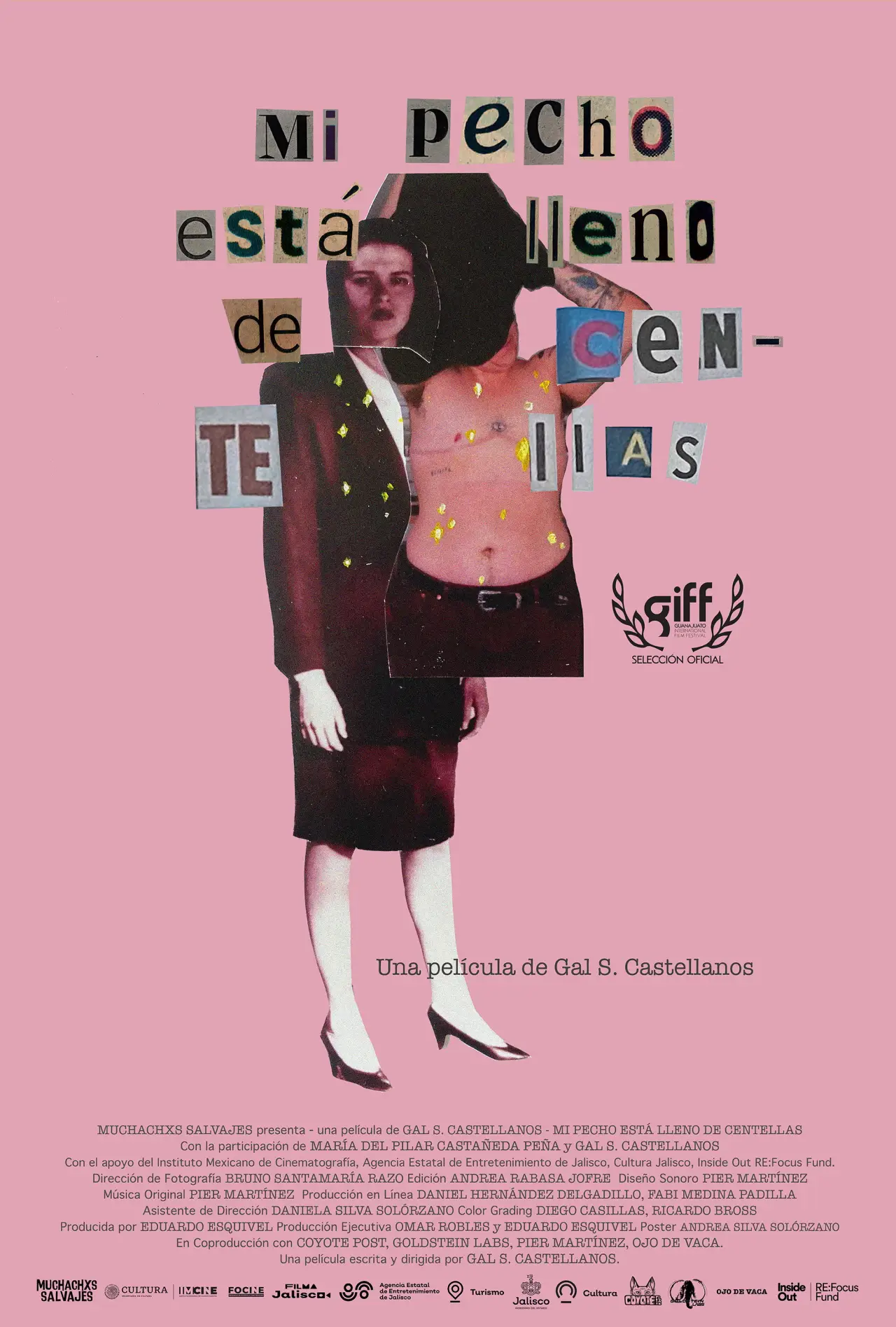 Movie poster "My Chest Is Full of Sparks"