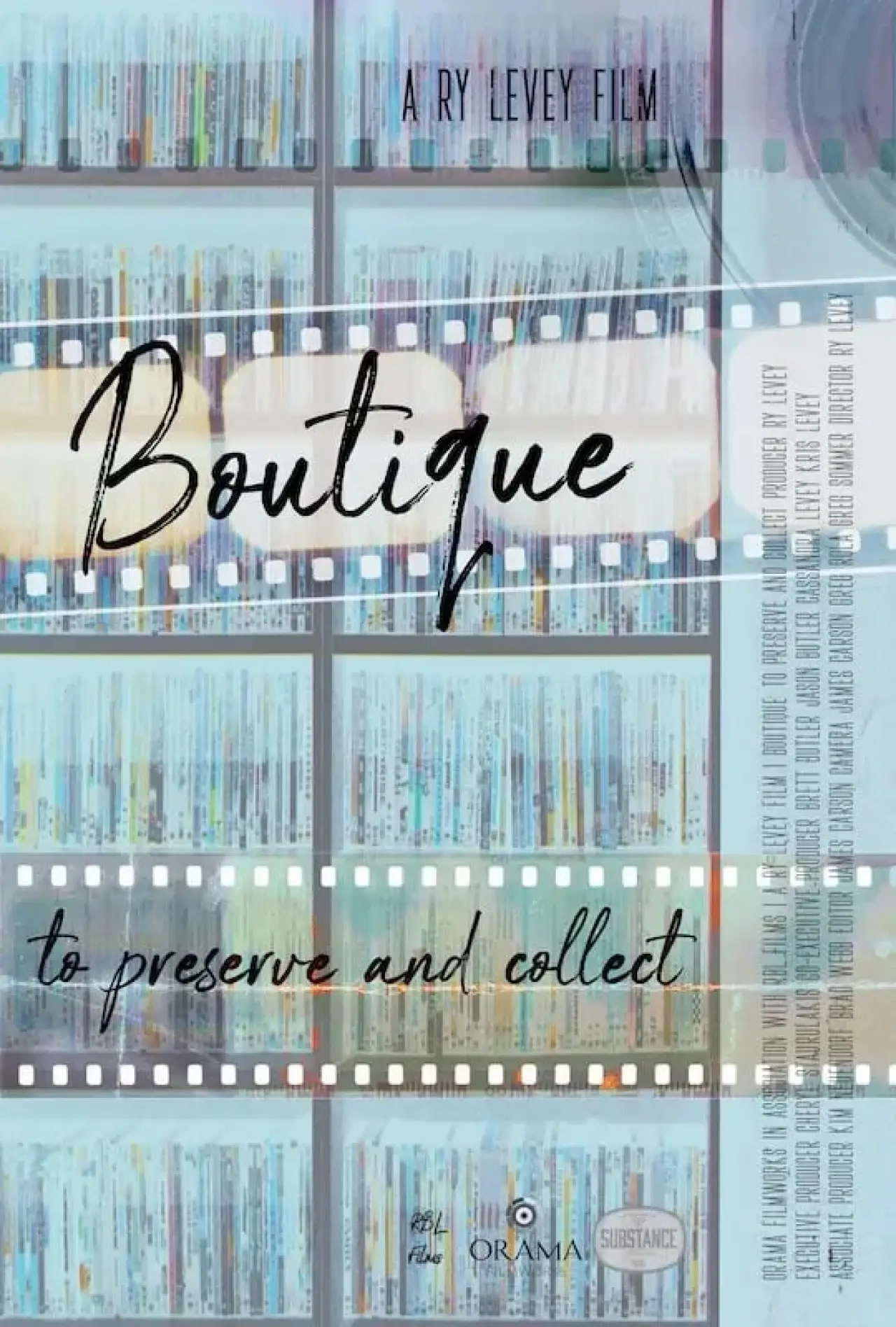 Movie poster "Boutique: To Preserve and Collect"