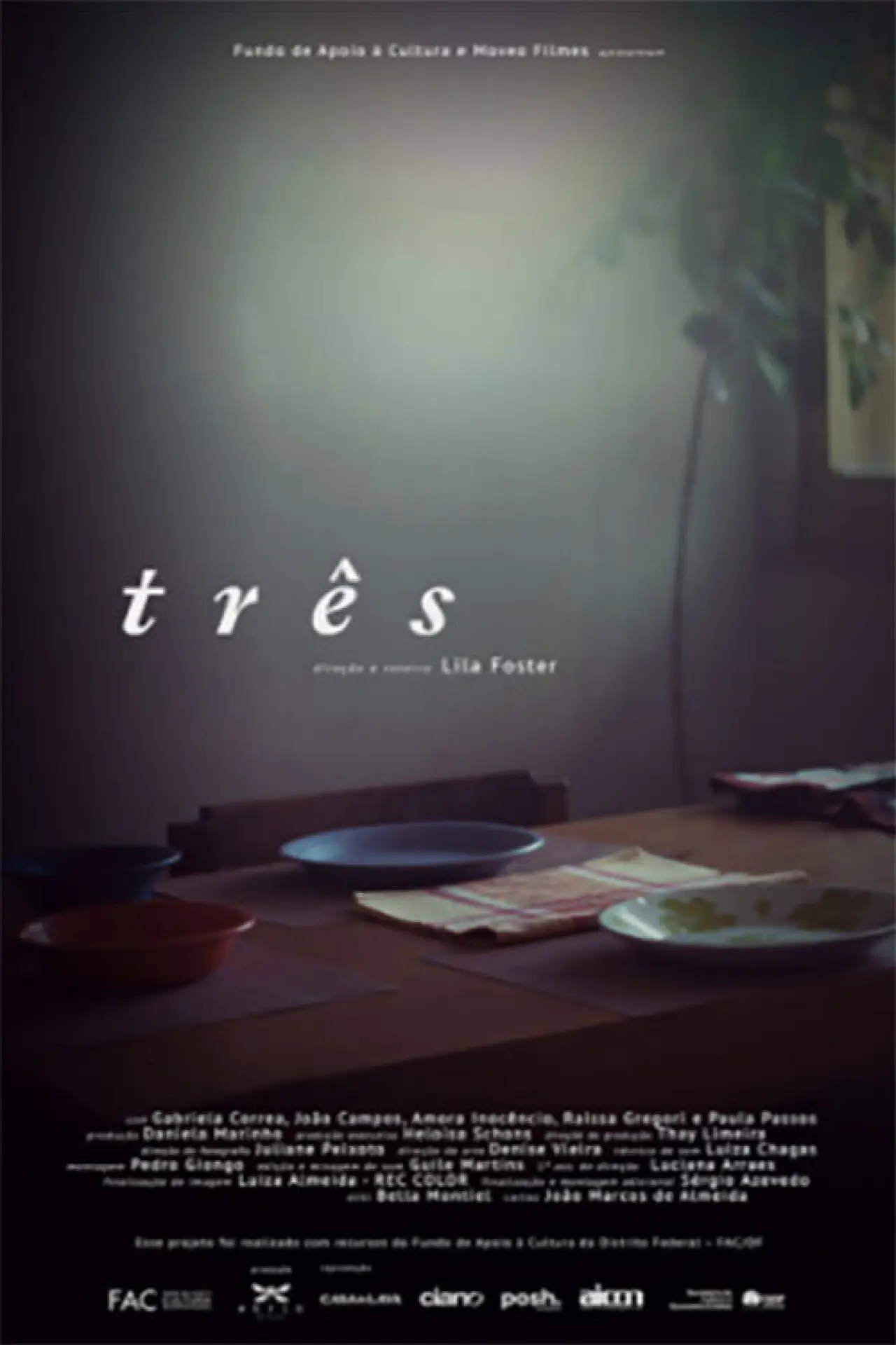 Movie poster "Três"