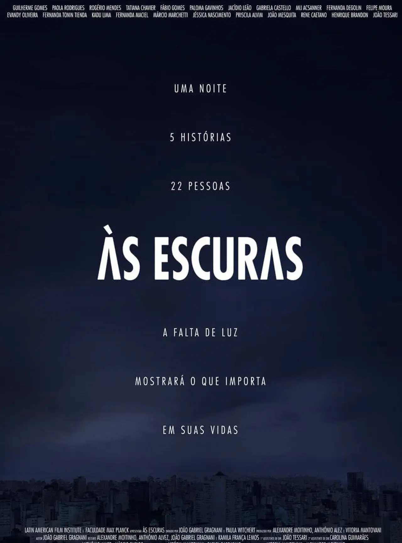 Movie poster "Às Escuras"
