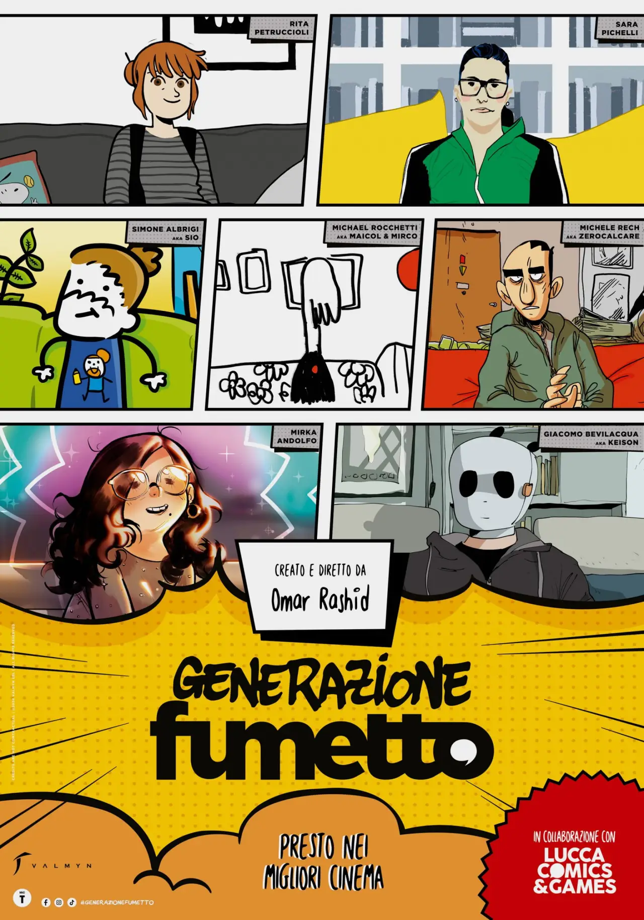 Movie poster "Generazione Fumetto"
