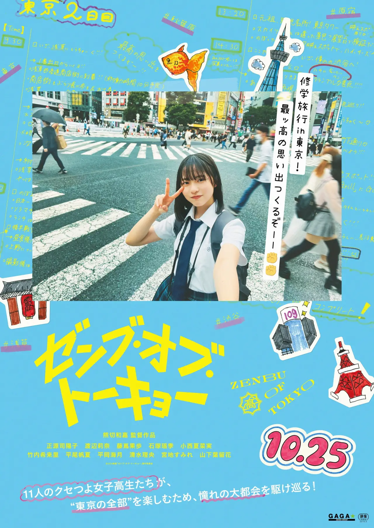 Movie poster "All of Tokyo!"