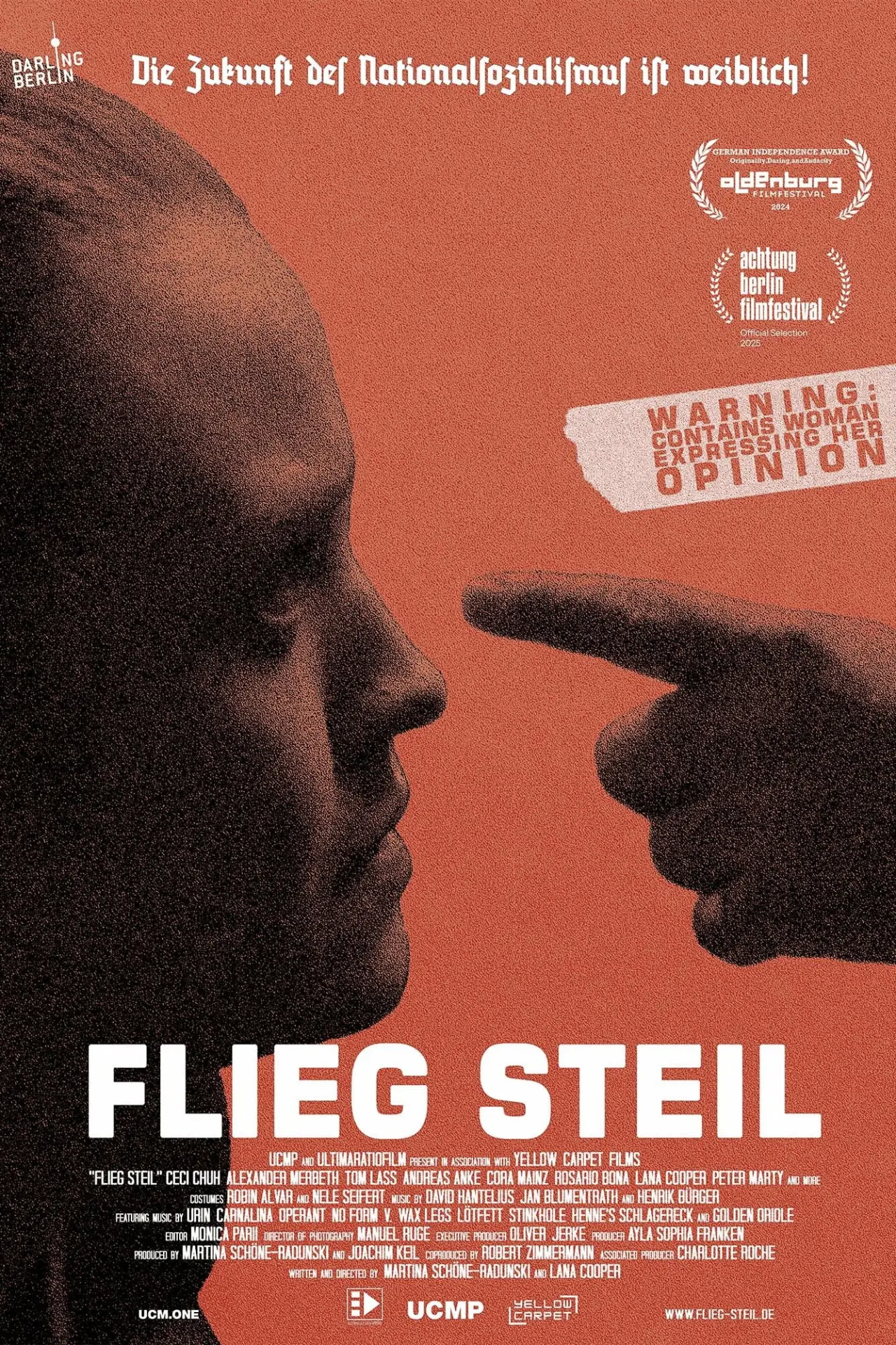 Movie poster "Flieg steil"