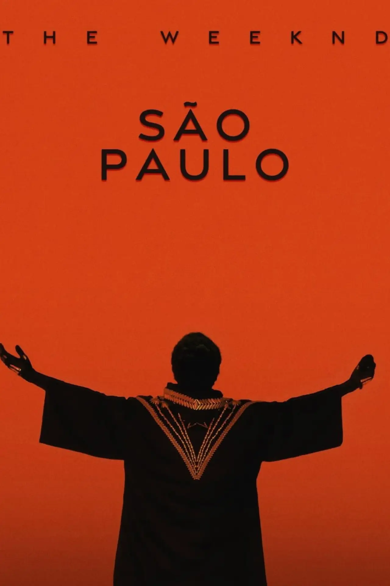 Movie poster "The Weeknd: Live at São Paulo"