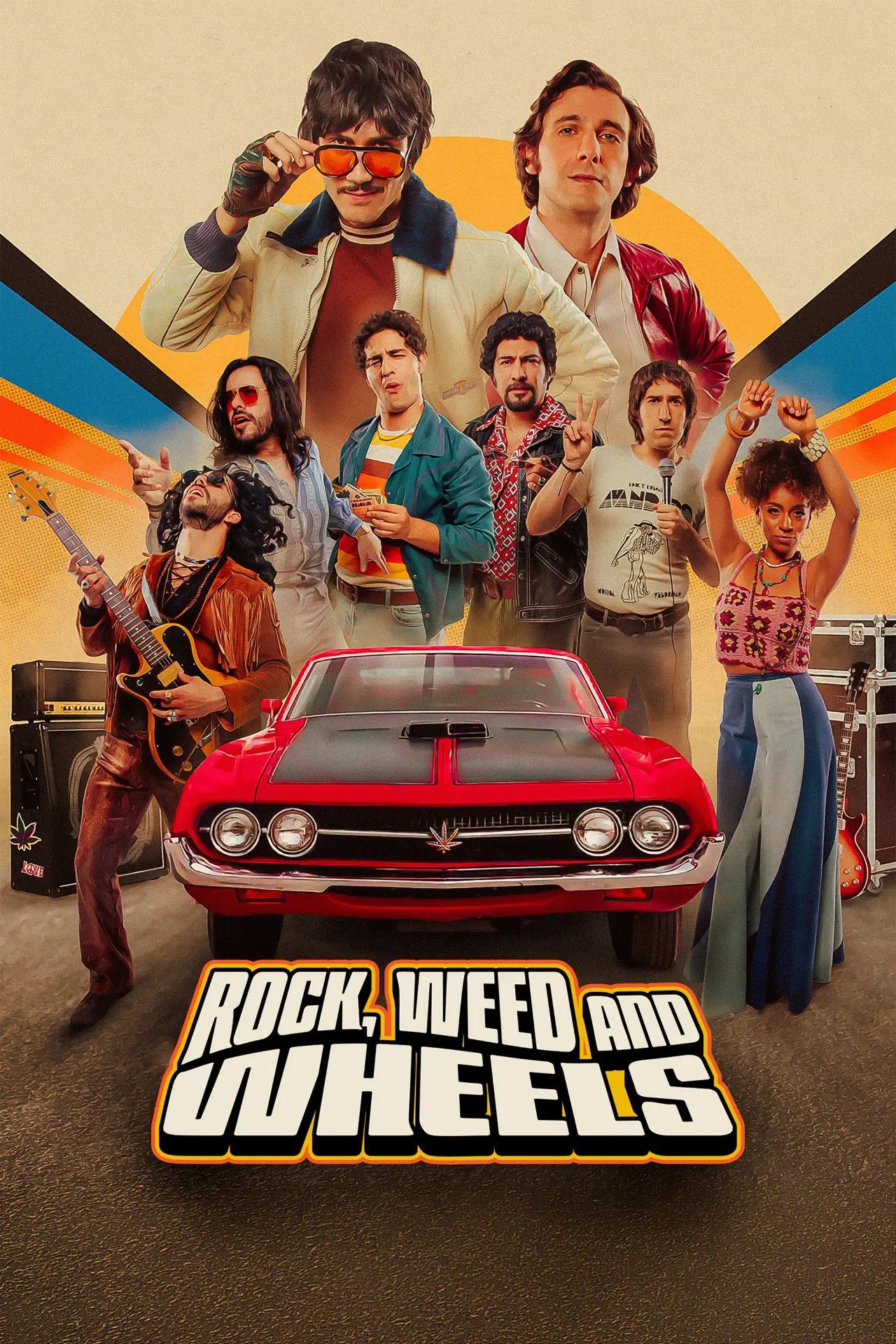 Movie poster "Rock, Weed and Wheels"