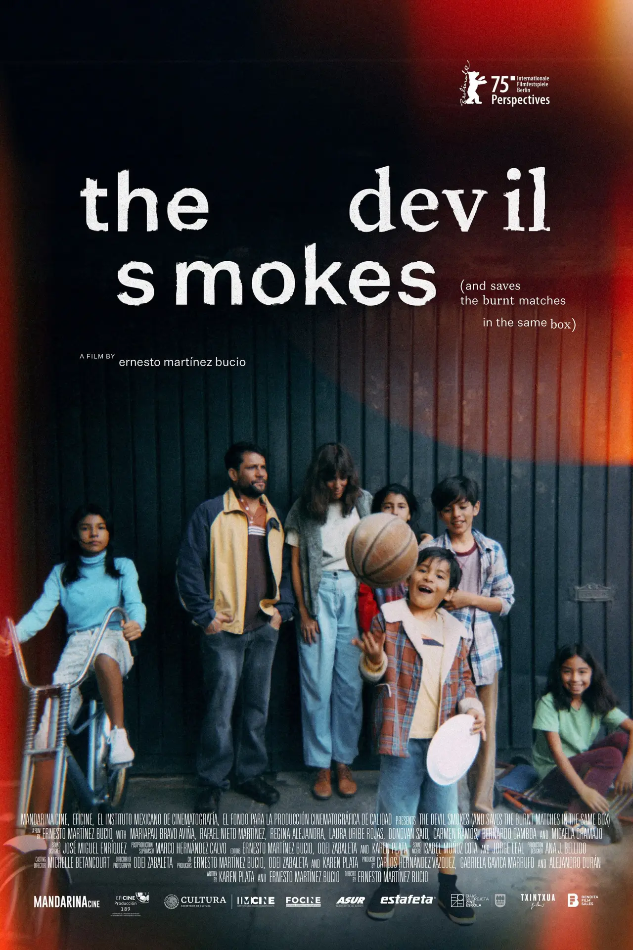 Movie poster "The Devil Smokes (and Saves the Burnt Matches in the Same Box)"