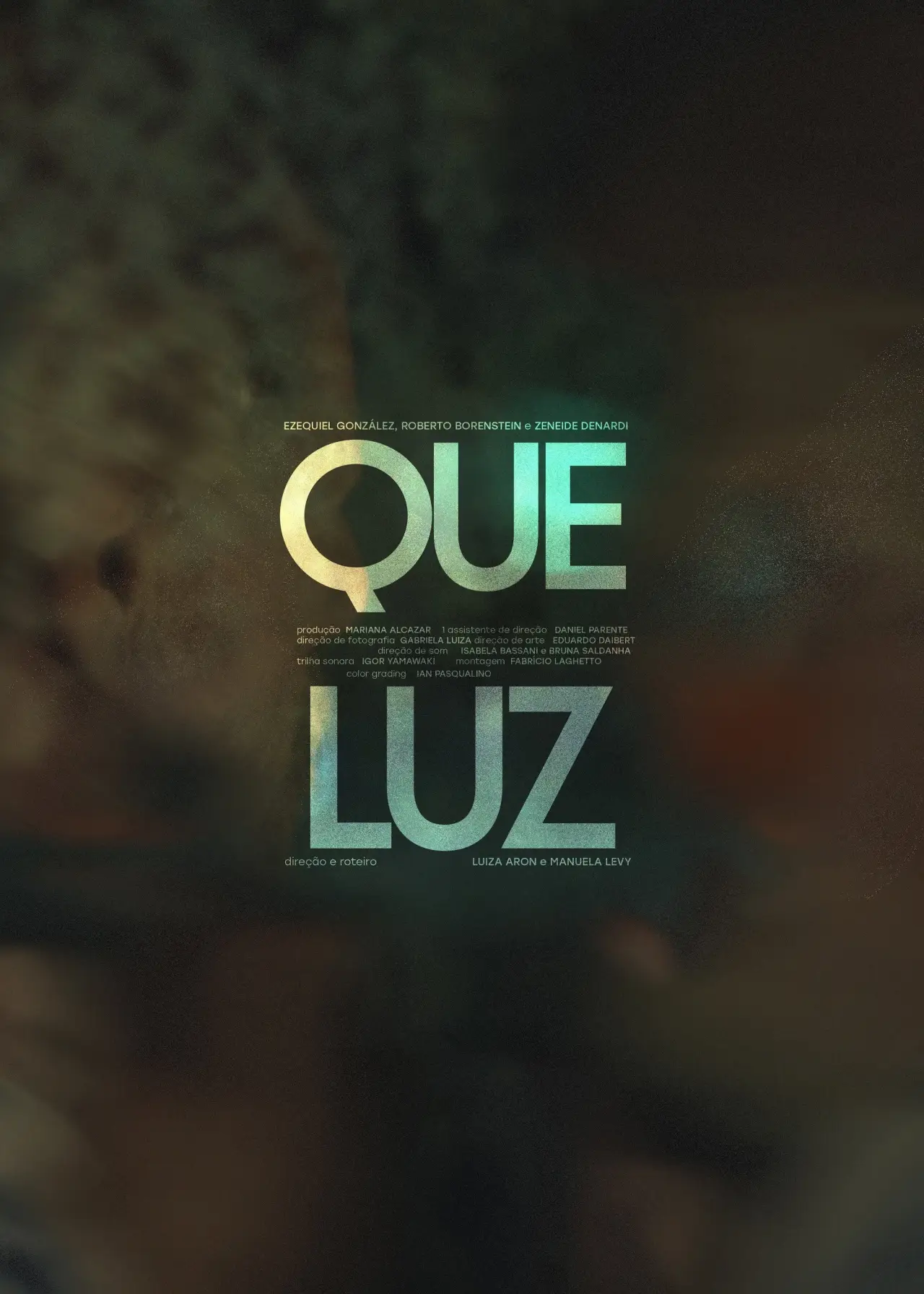 Movie poster "Que Luz"