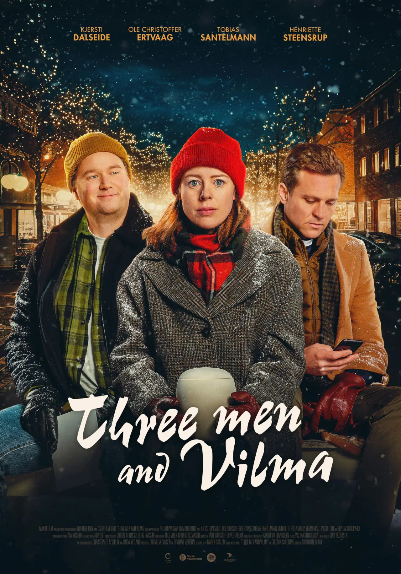 Movie poster "Three Men for Vilma"