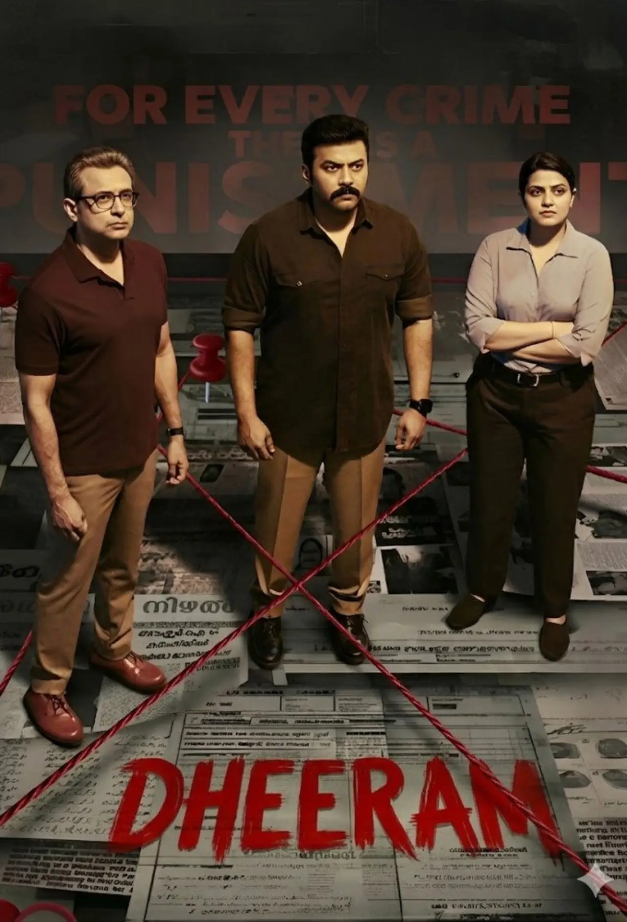 Movie poster "Dheeram"