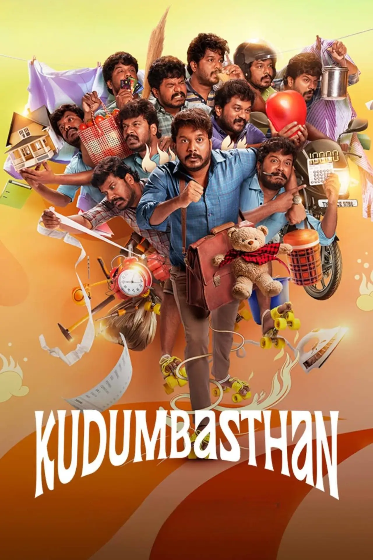 Movie poster "Kudumbasthan"