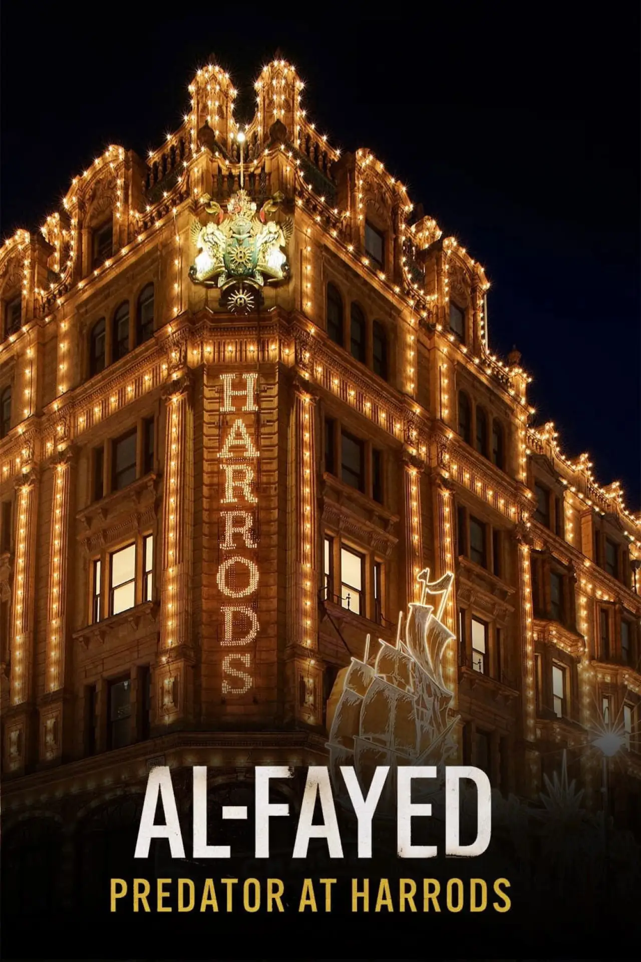 Movie poster "Al Fayed: Predator at Harrods"
