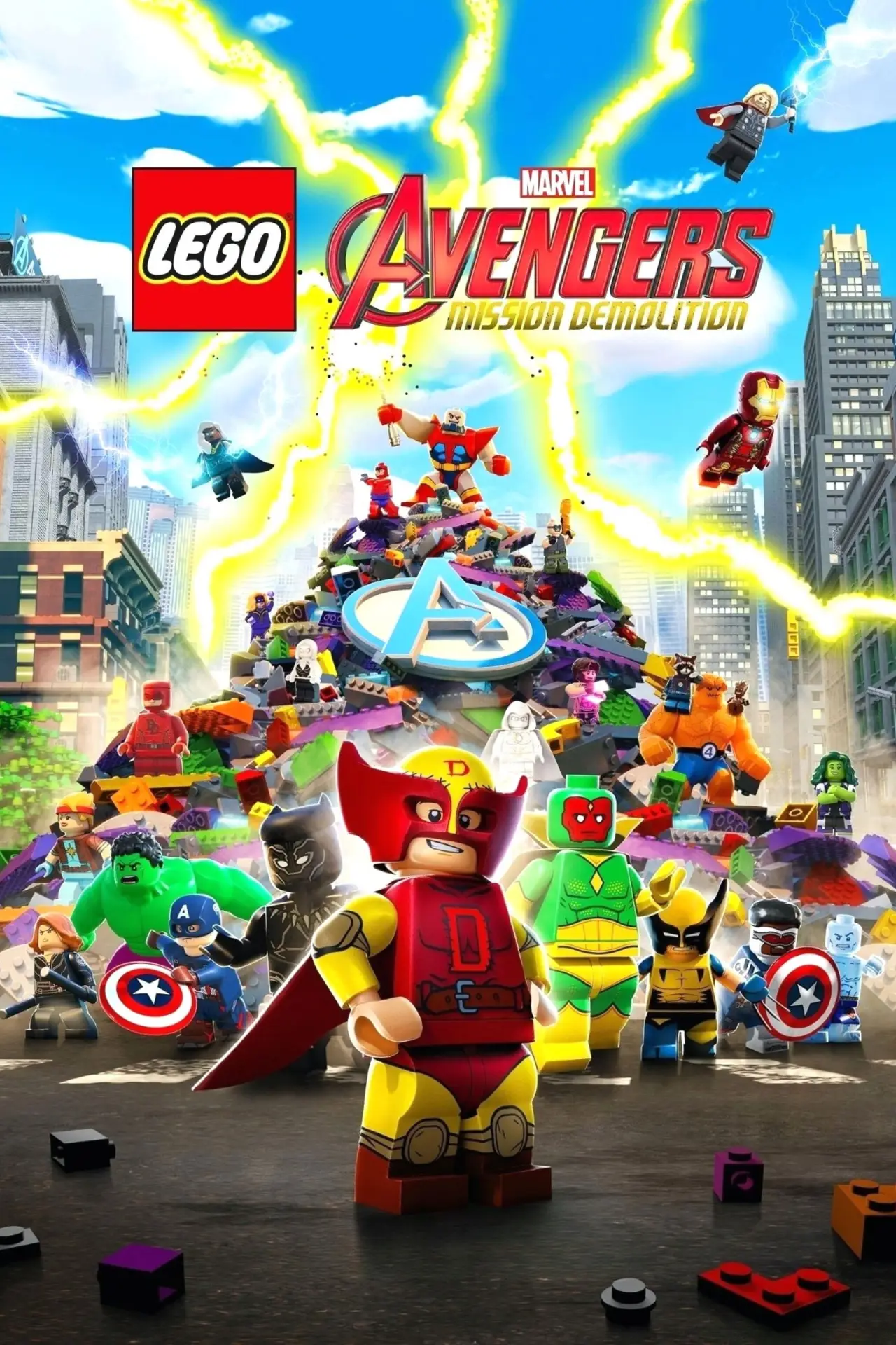 Movie poster "LEGO Marvel Avengers: Mission Demolition"