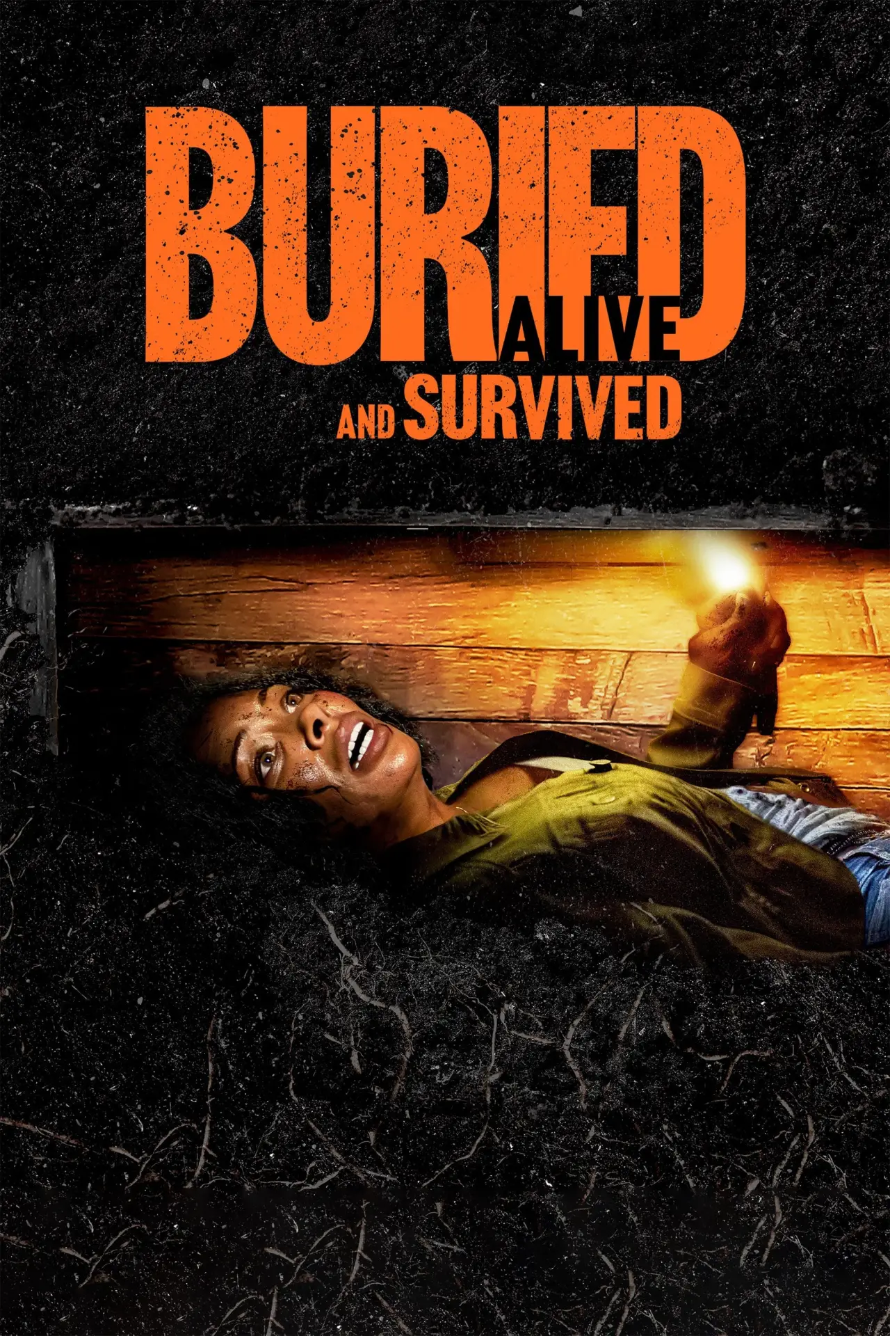 Movie poster "Buried Alive and Survived"