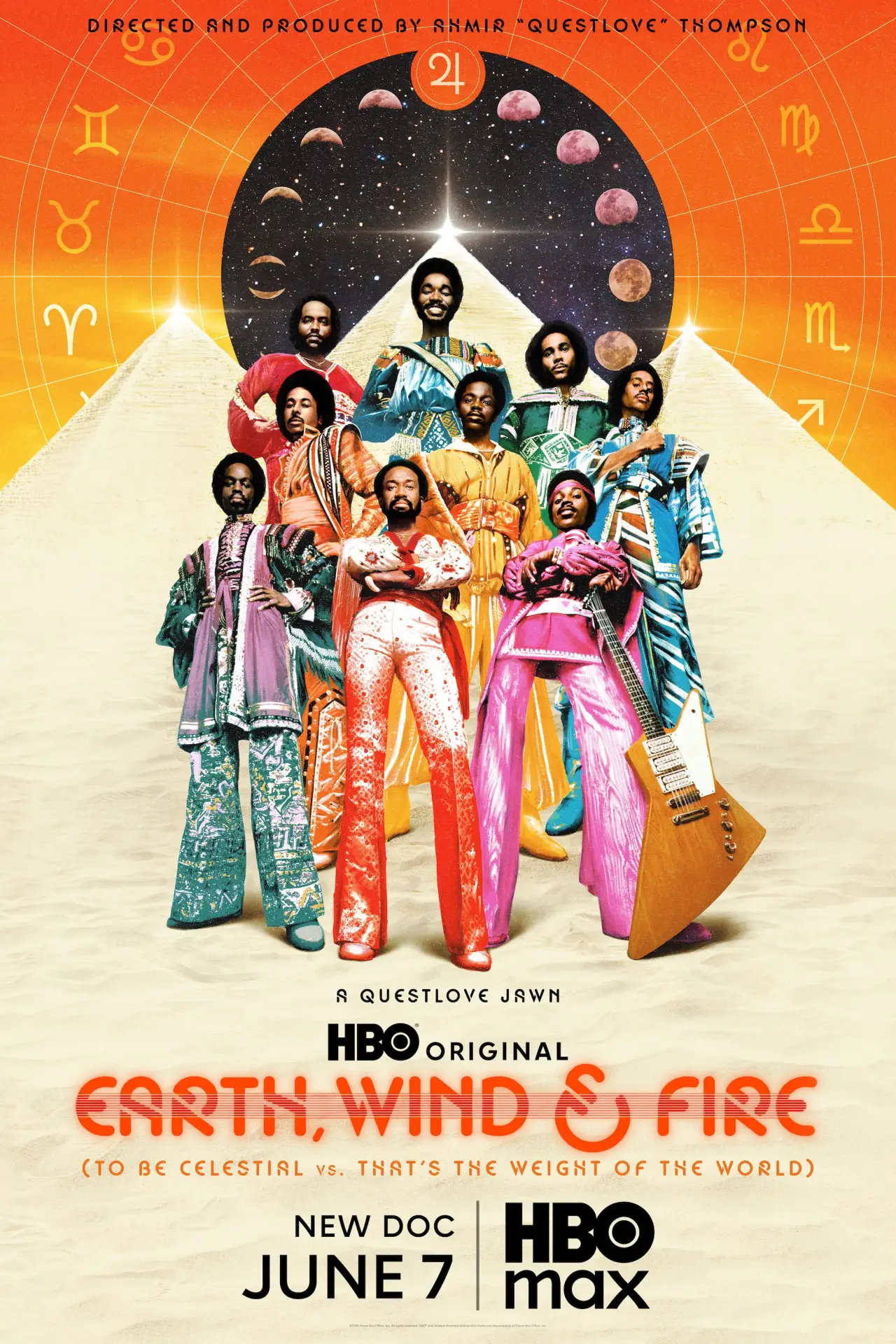 Movie poster "Earth, Wind & Fire (To Be Celestial vs. That