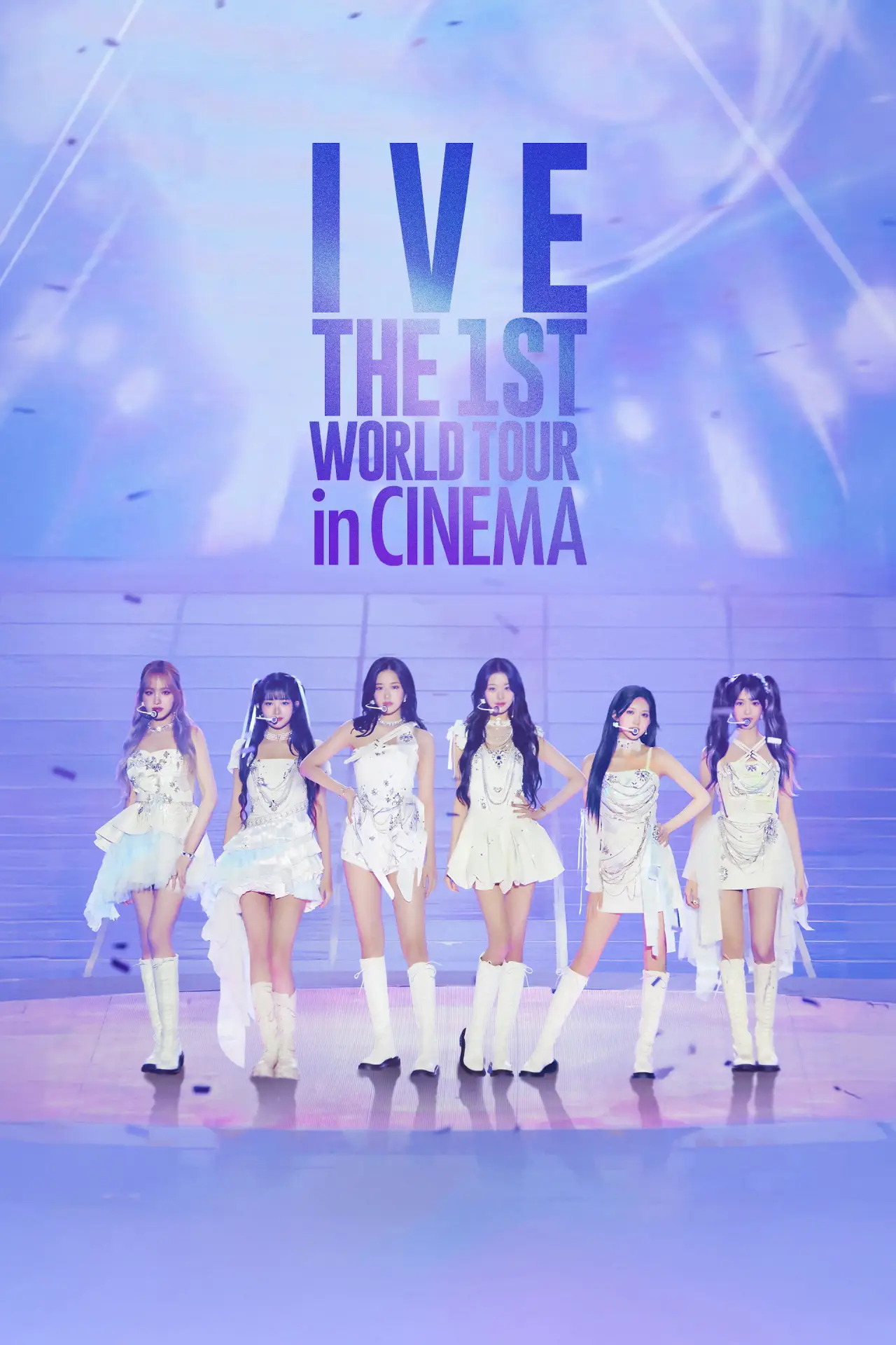Movie poster "IVE THE 1ST WORLD TOUR in CINEMA"