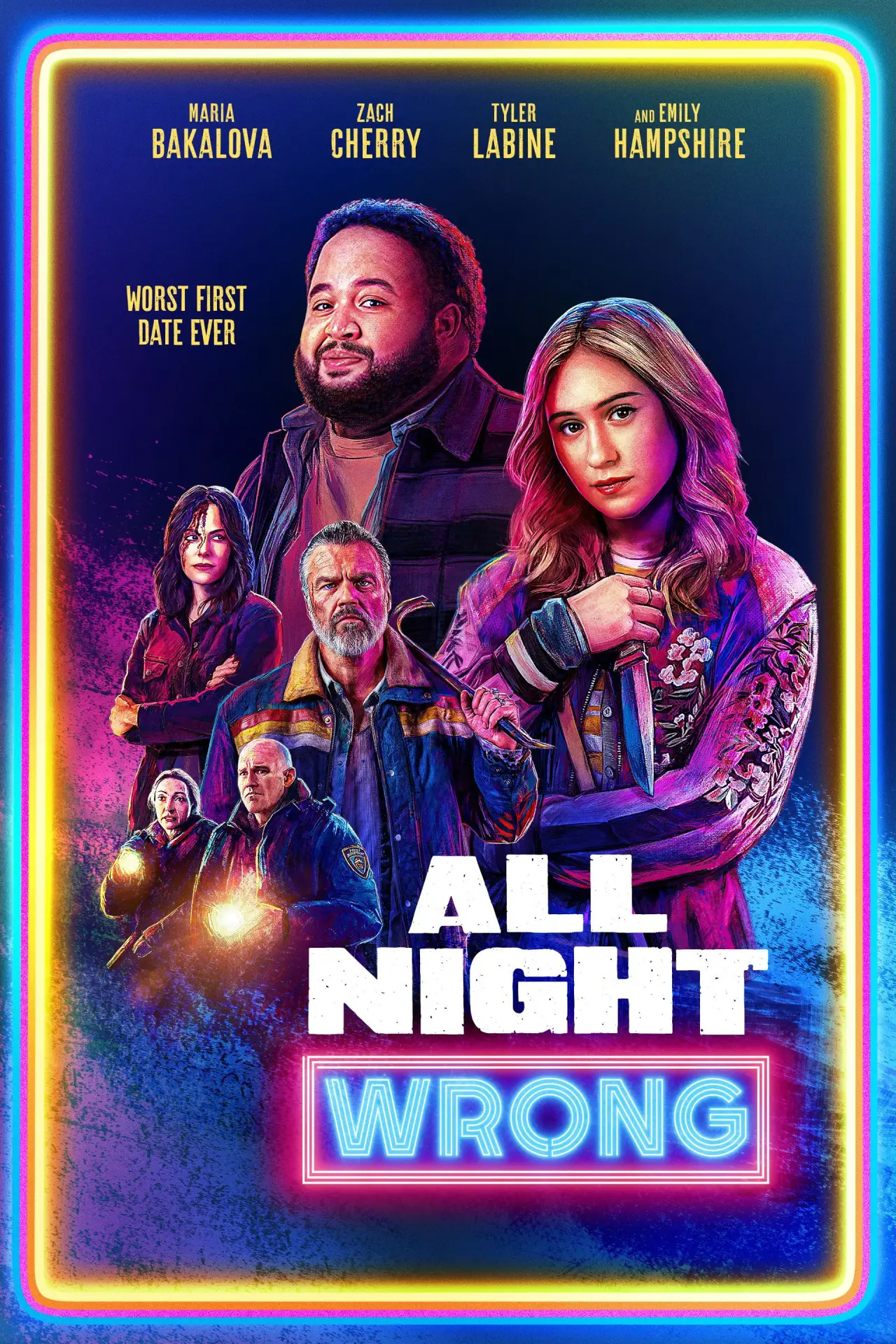 Movie poster "All Night Wrong"