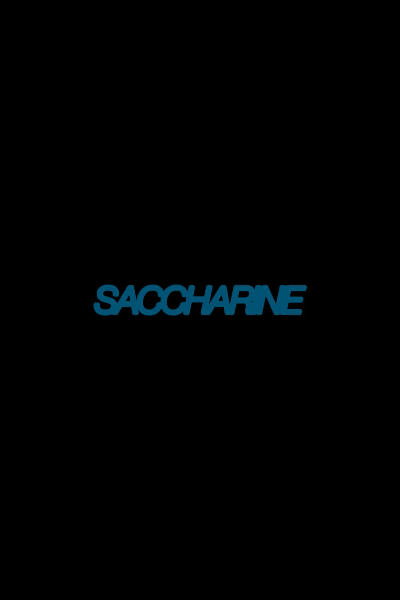 Movie poster "Saccharine"
