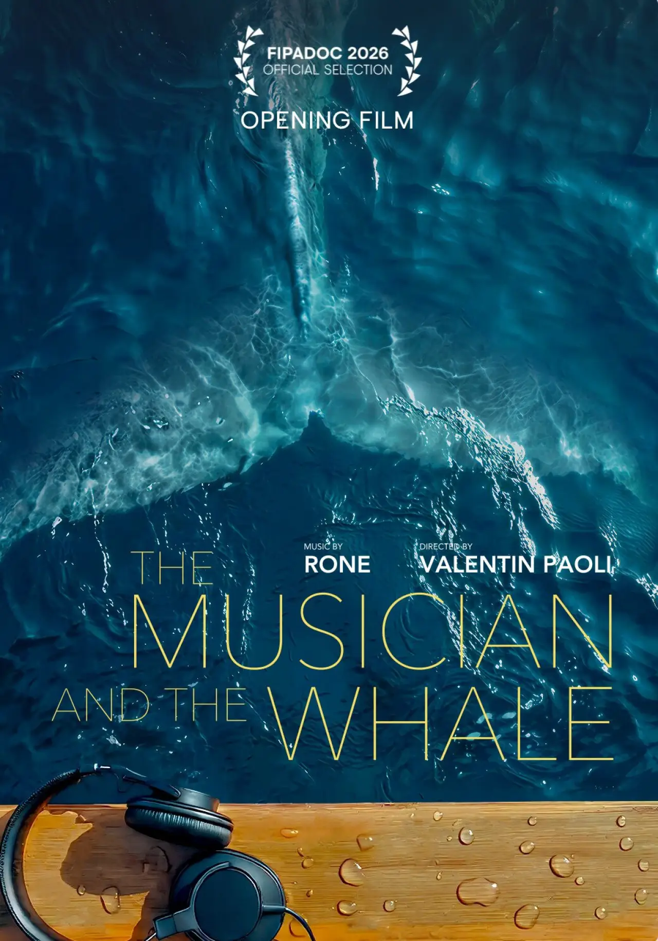 Movie poster "The Whale and the Musician"