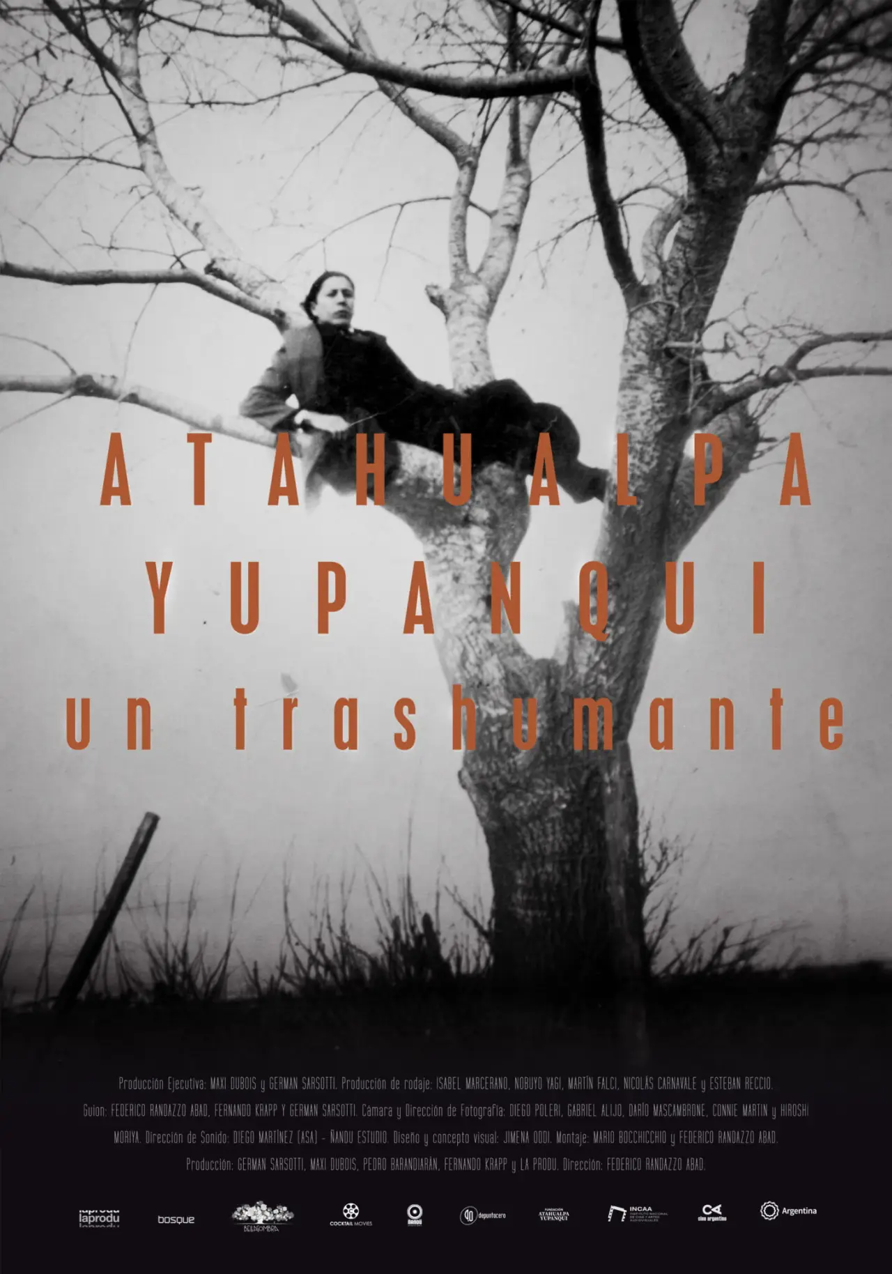 Movie poster "Atahualpa Yupanqui, un trashumante"