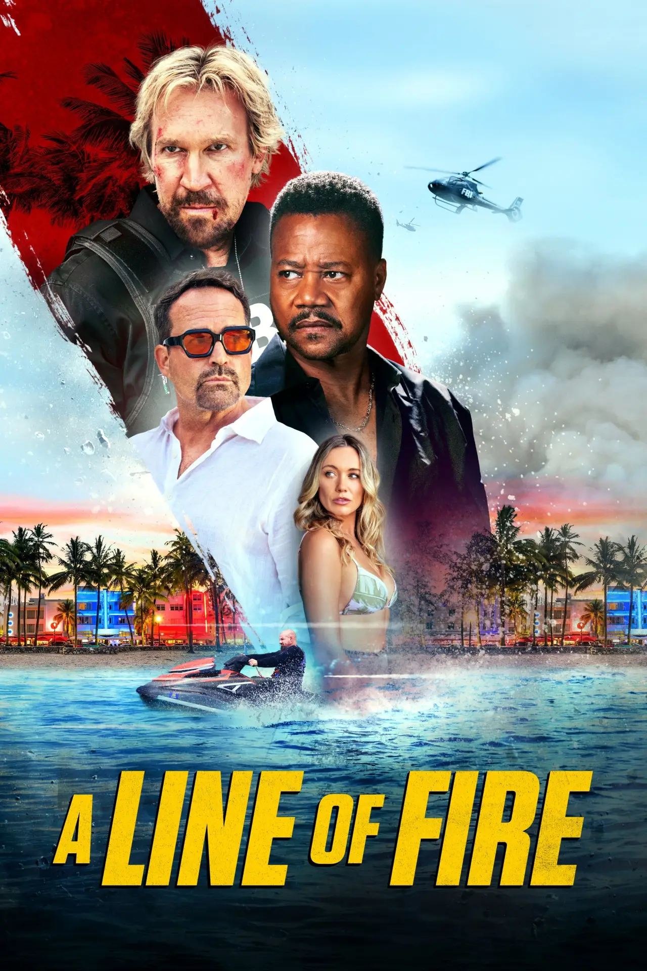 Movie poster "A Line of Fire"
