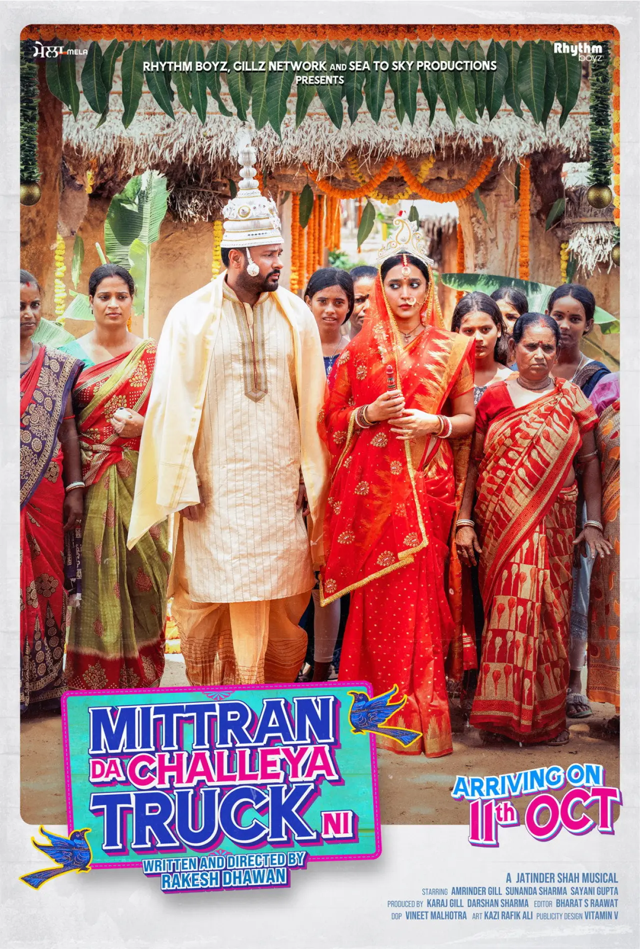 Movie poster "Mittran Da Challeya Truck Ni"