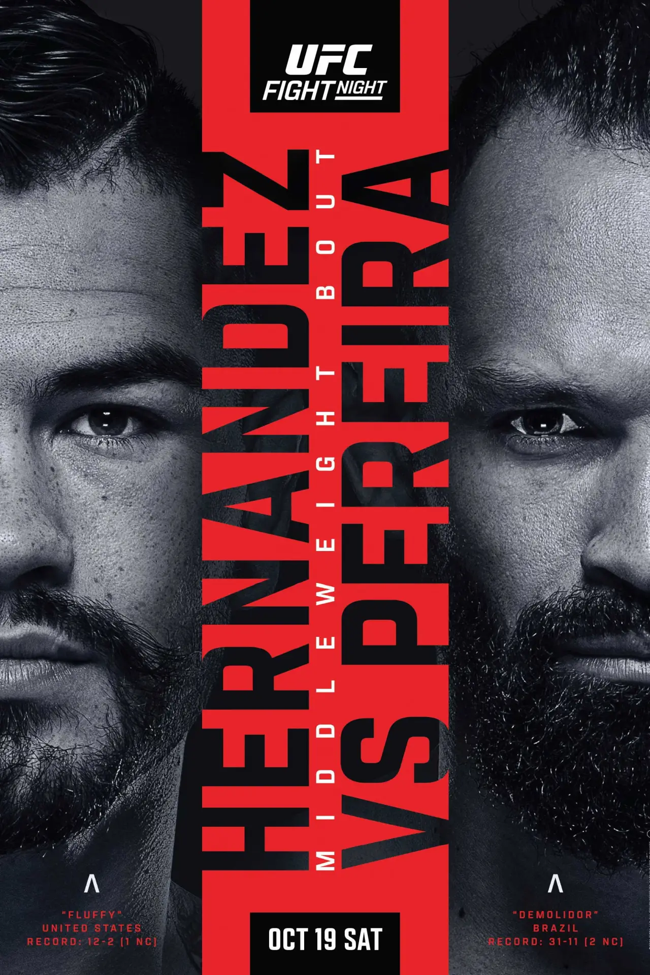 Movie poster "UFC Fight Night 245: Hernandez vs. Pereira"
